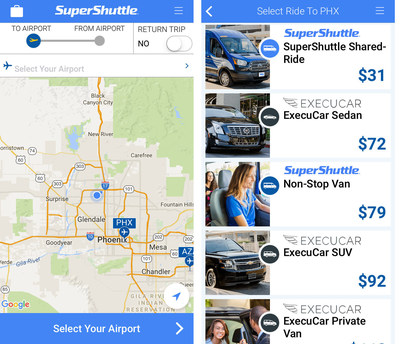 SuperShuttle app is easy to use and earns passengers double airline miles all Summer long. See the SuperShuttle Summer Sale for more information.