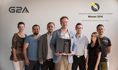 G2A.COM Limited Wins Outstanding Customer Service Team from Global Business Excellence Awards 2016