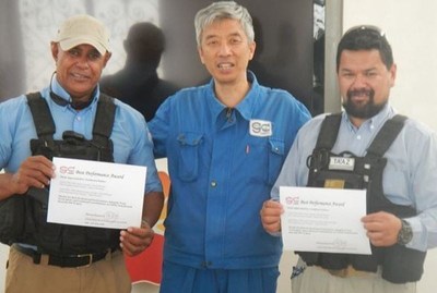 TA'AZ Mobile Security Teams Receive "Best Performance Award" by Great Wall Drilling Company