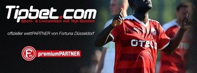 Tipbet Sportwetten bleibt premiumPARTNER von Fortuna Düsseldorf