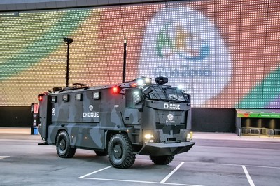 The Most Protected Vehicle of Its Kind, Plasan's Guarder Armored Carrier Is Supporting Security Operations at the 2016 Rio Olympics