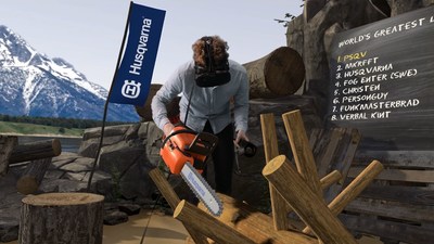 Husqvarna Launches Virtual Reality (VR) Chainsaw Limbing and VR Chainsaw Championship
