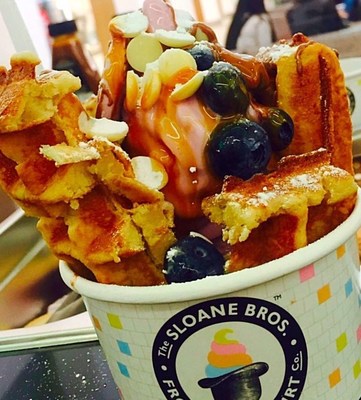 Sloane Bros Frozen Yoghurt Co. Opens its First Site Outside London; Launches the Mighty Franken Fraffle