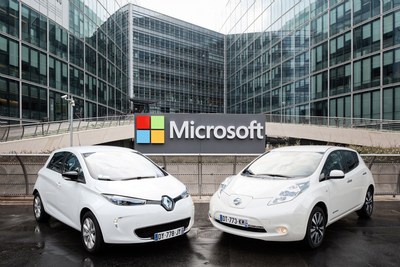 Renault-Nissan Allianz und Microsoft vereinbaren Kooperation für vernetzte Services