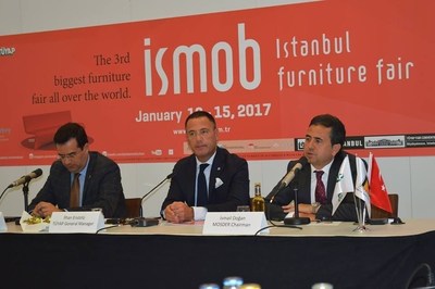 Istanbuler Möbelmesse ISMOB heißt vom 10. bis 15. Januar 2017 Gäste und Teilnehmer aus aller Welt willkommen