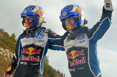 Volkswagen Driver Sébastien Ogier Wins Fourth World Rally Championship
