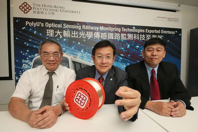 PolyU's Proprietary Optical Fibre Sensing Network for Railway Monitoring Exported Overseas