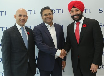 The Honourable Navdeep Singh Bains, High Commissioner Nadir Patel, and SOTI Strengthen Canadian-Indian Economic and Technology Ties