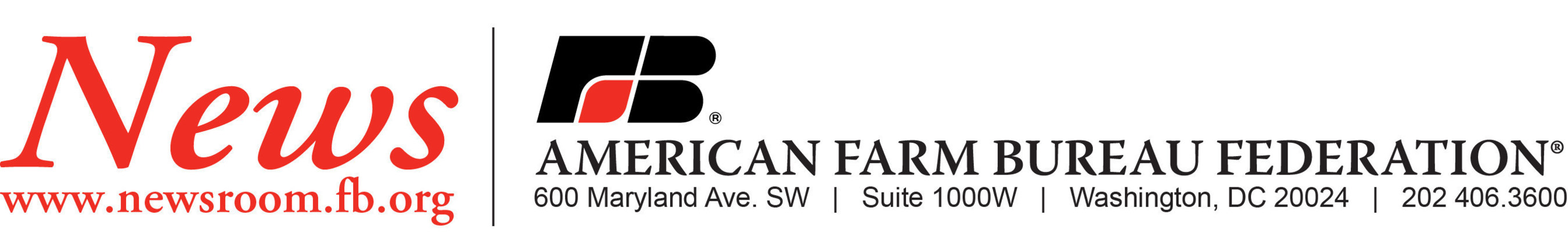 American Farm Bureau Federation News release letterhead