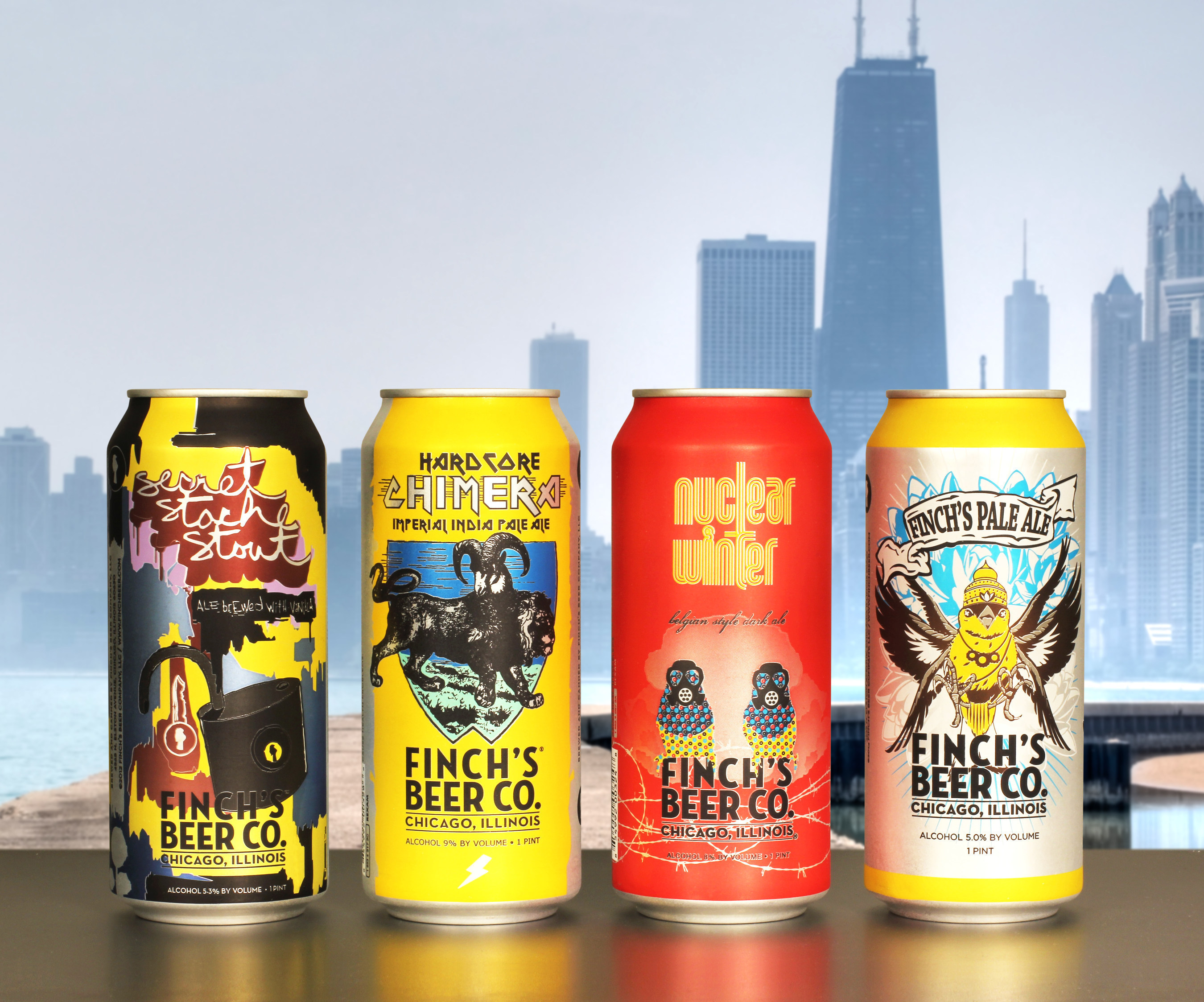 Chicago's Finch's Beer Co. goes local moving to 16 oz. cans from Chicago-based Rexam.