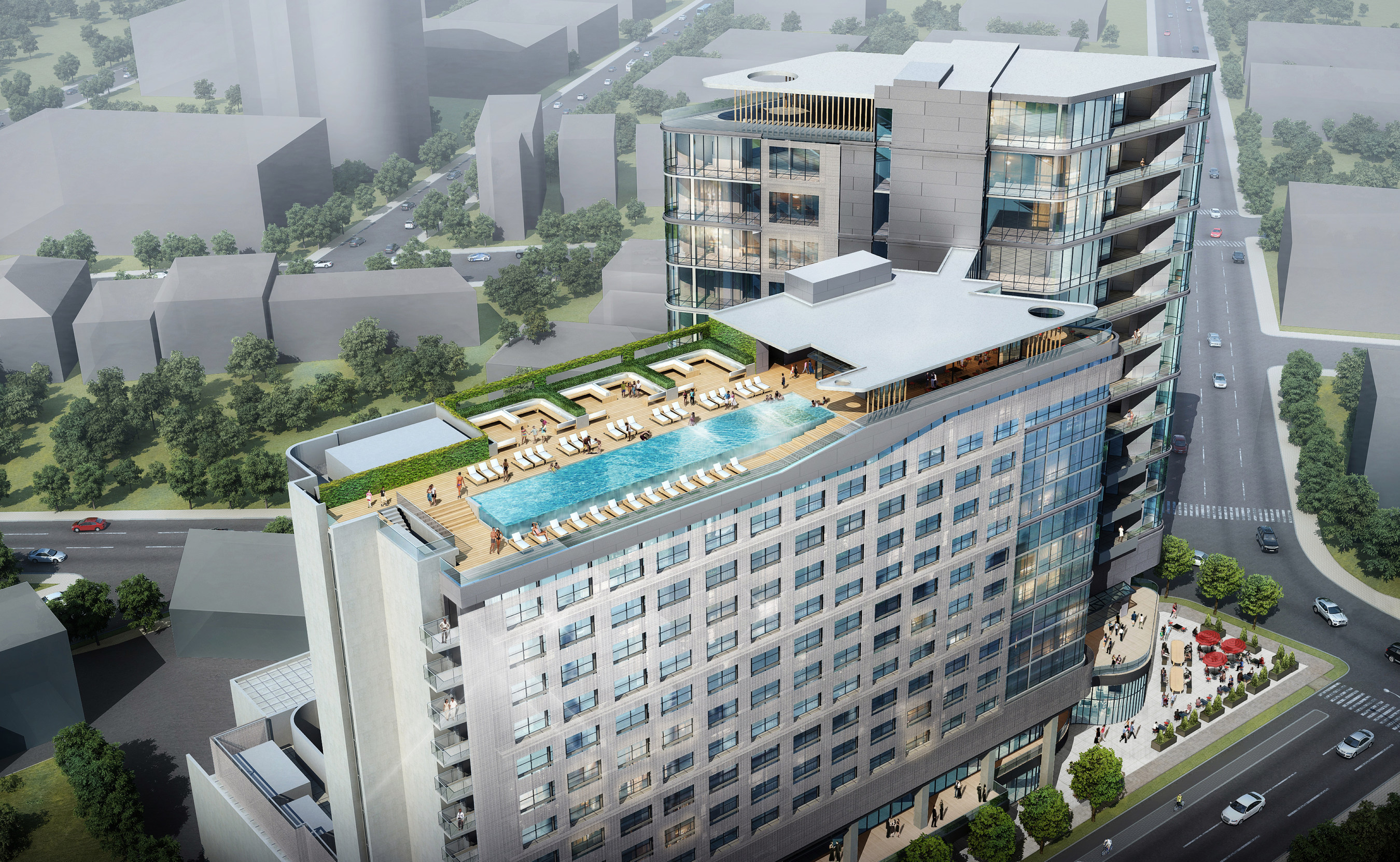 Virgin Hotels reveals its Nashville building designs with local ownership and developer Dean Chase of Construction Management firm D.F. Chase Inc., and architecture firm, BLUR Workshop. Virgin Hotels Nashville, expected to open in the fall of 2016, will be located at the start of the city's historic and nationally recognized Music Row, with the address One Music Row. The first Virgin Hotels property opened January 15, 2015 in Chicago.