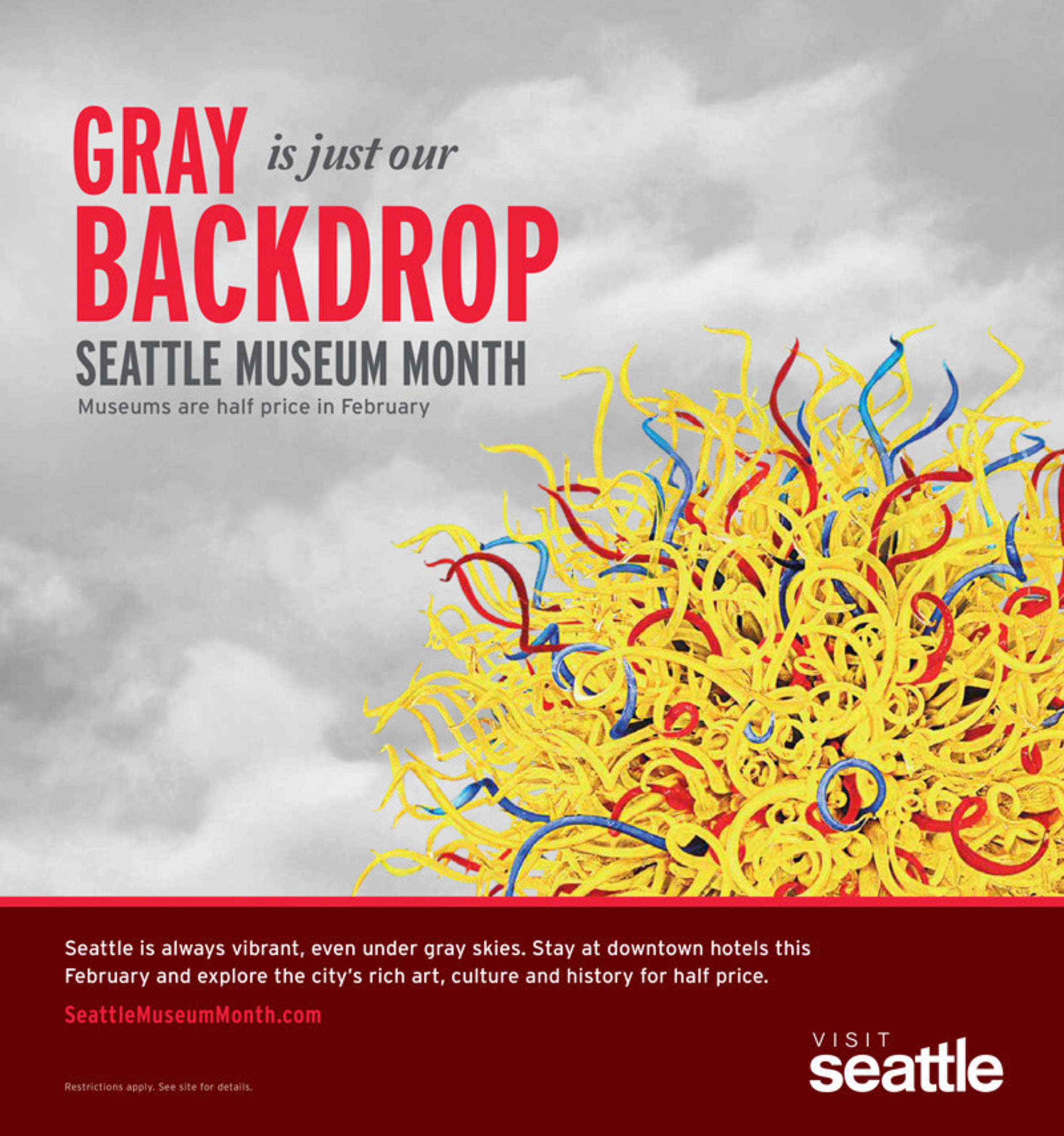 Stay at a downtown Seattle hotel and explore museums for half price with Seattle Museum Month, February 1-28, 2015