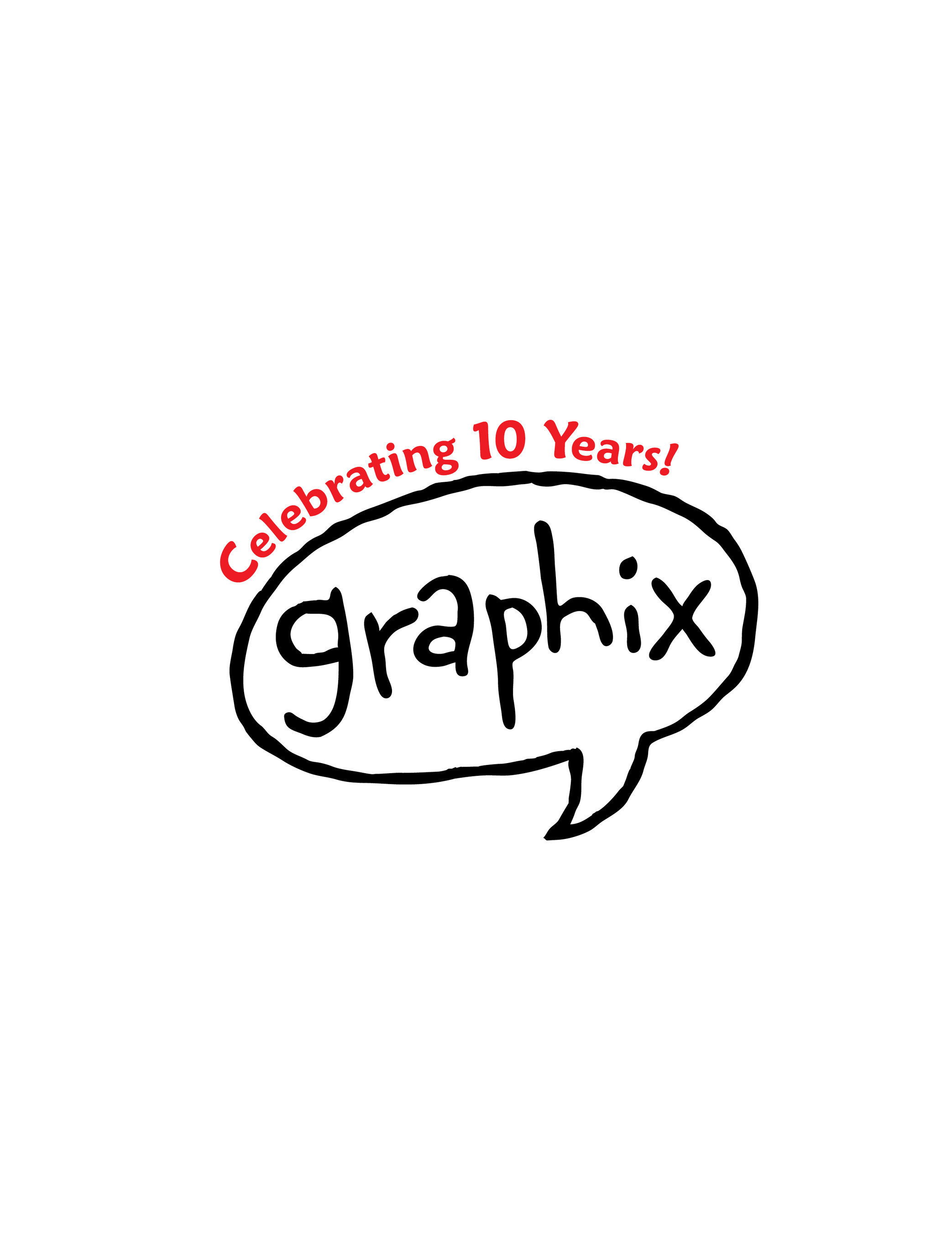 Graphix 10th Anniversary logo