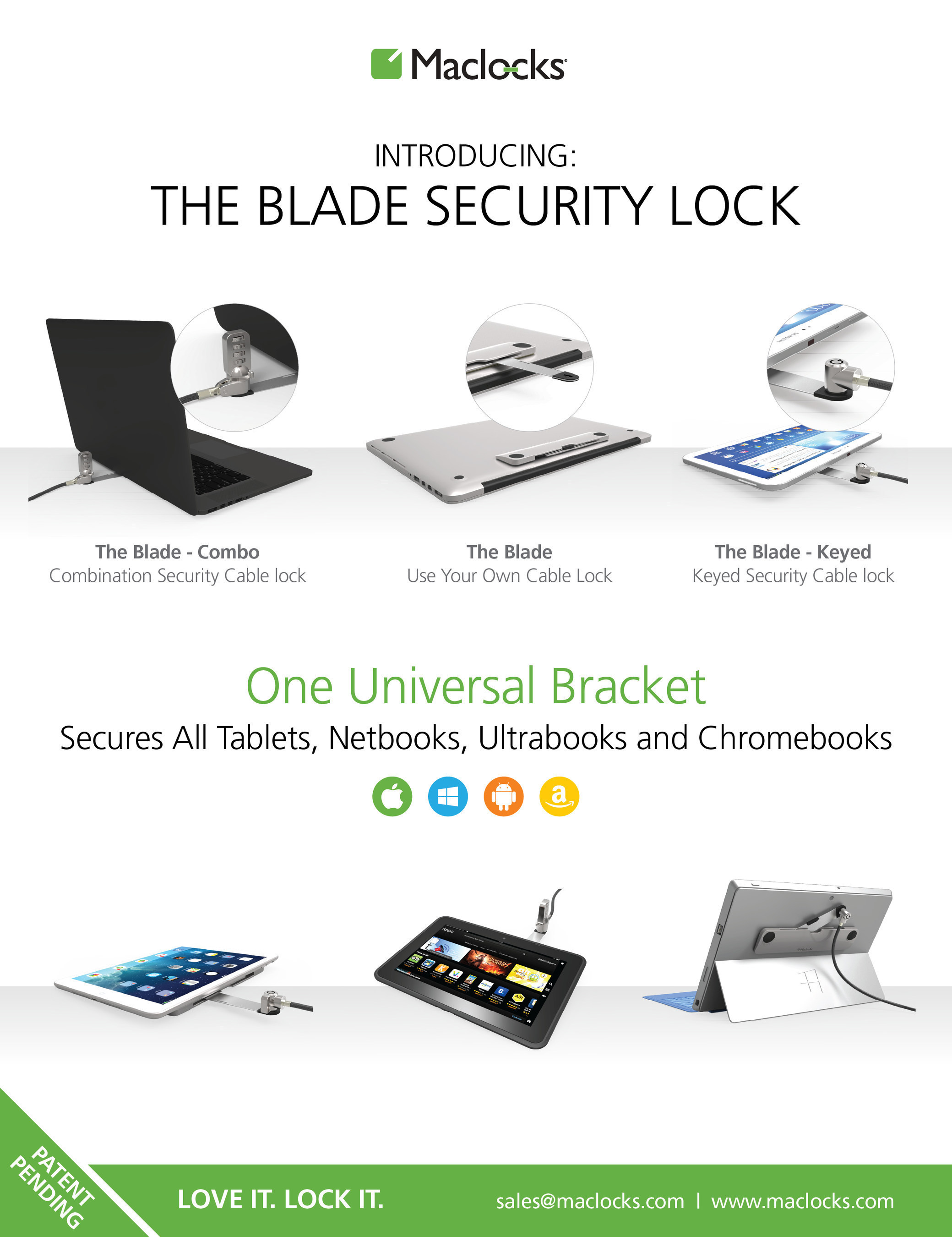 Lock and Protect Your Tablet with Maclocks' New Superhero: The Blade