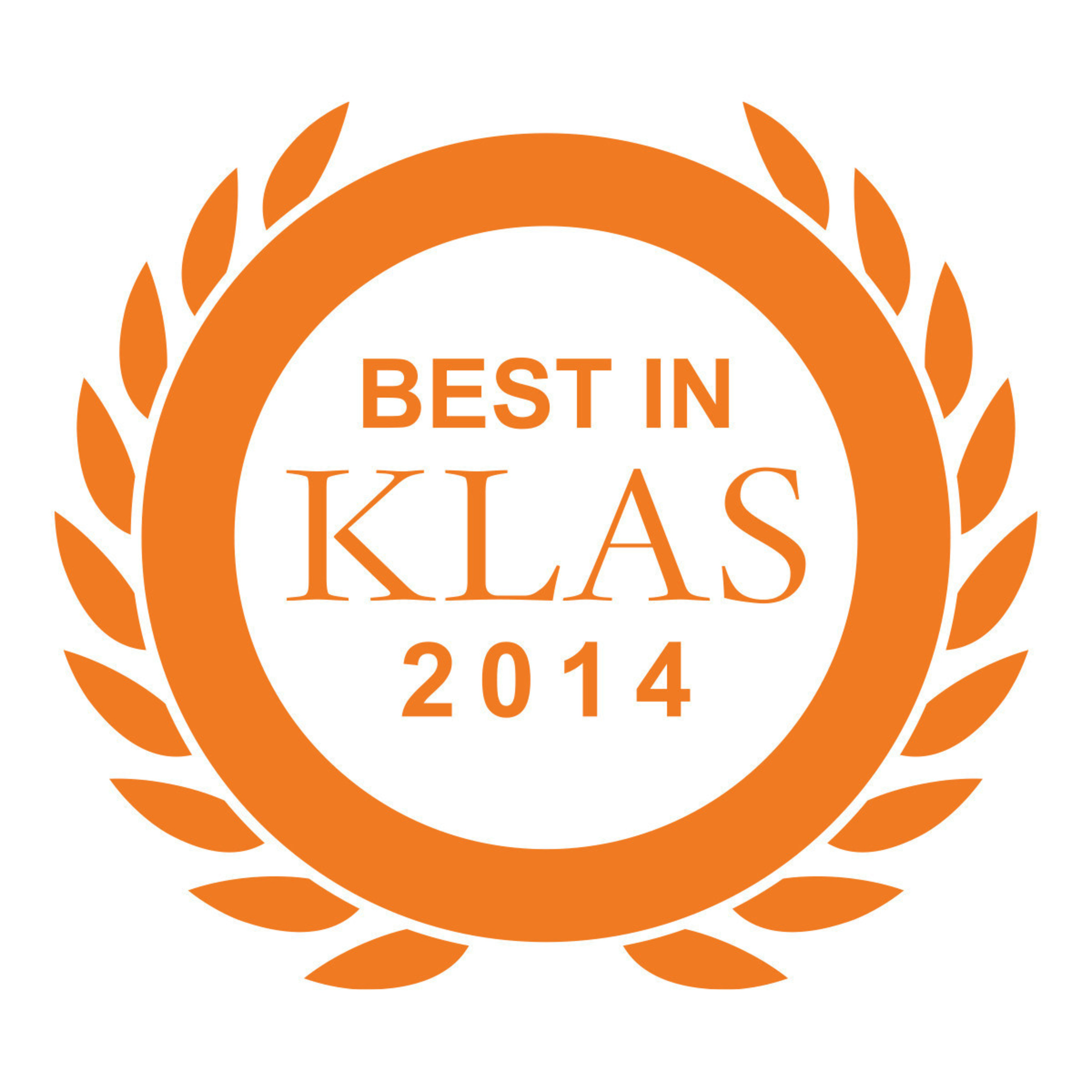 Best in KLAS 2014 logo