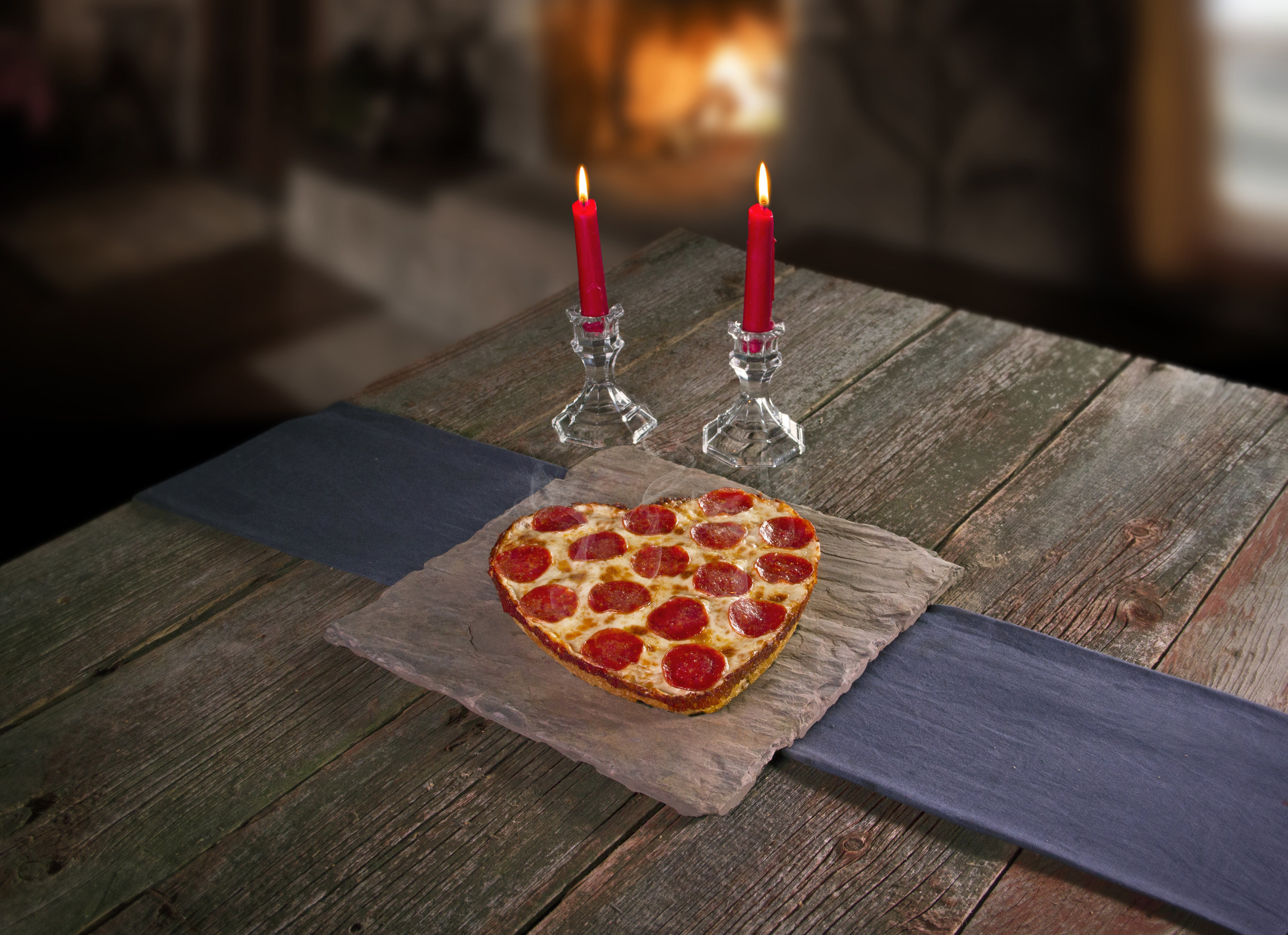 Michigan-based Jet's Pizza will offer heart-shaped pizzas Feb. 13-14, 2015 at participating stores nationwide.
