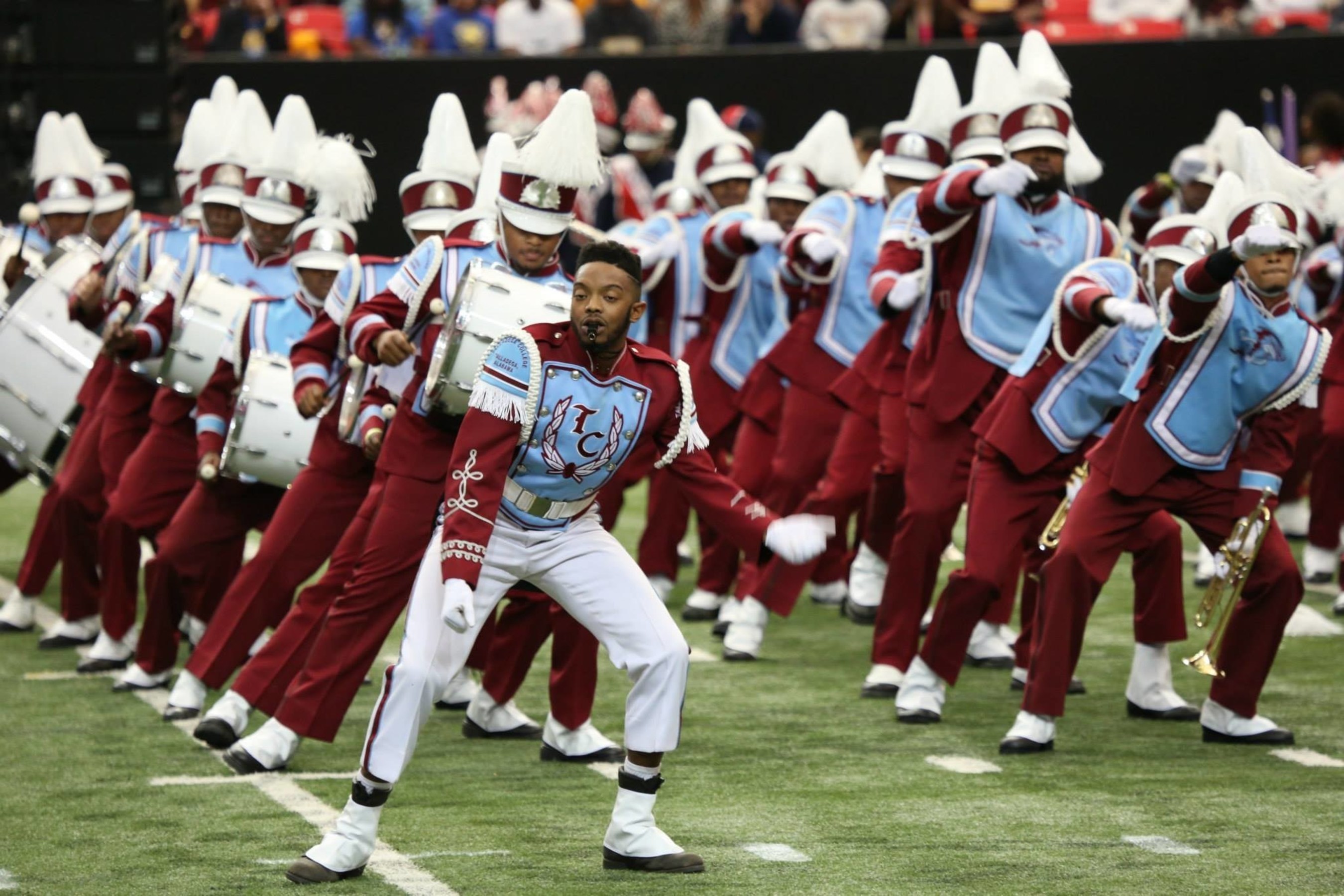 Nearly 60,000 fans packed the Georgia Dome to watch the Talladega College Marching Tornadoes and top bands from America's Historically Black Colleges and Universities rock the house at the 13th annual Honda Battle of the Bands Invitational Showcase on Jan. 24, 2015.