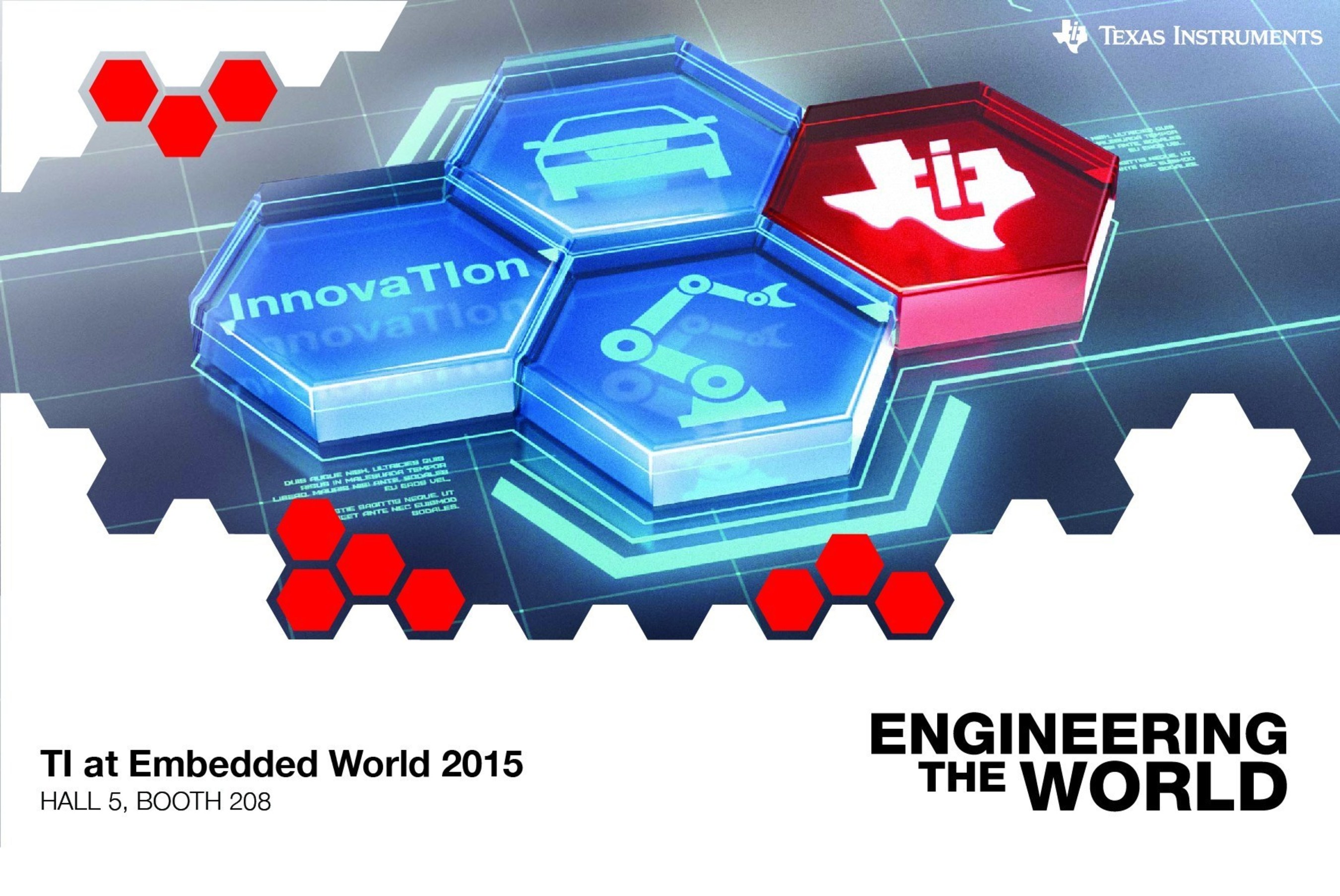 TI to drive innovation for IoT, industrial and automotive applications at embedded world 2015