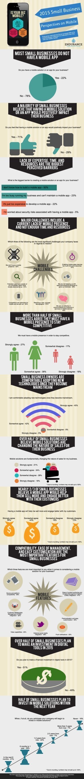 2015 Small Business Perspectives on Mobile Infographic