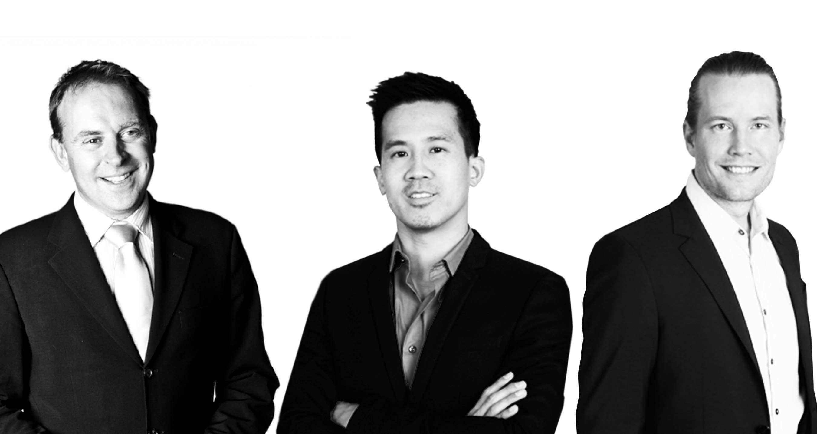 Market Tech Strategic Investment in glispa: Charles Butler CEO Market Tech Holdings (left), Gary Lin Founder & CEO glispa (center), Tim Nilsson Co-Founder & Managing Director (right)