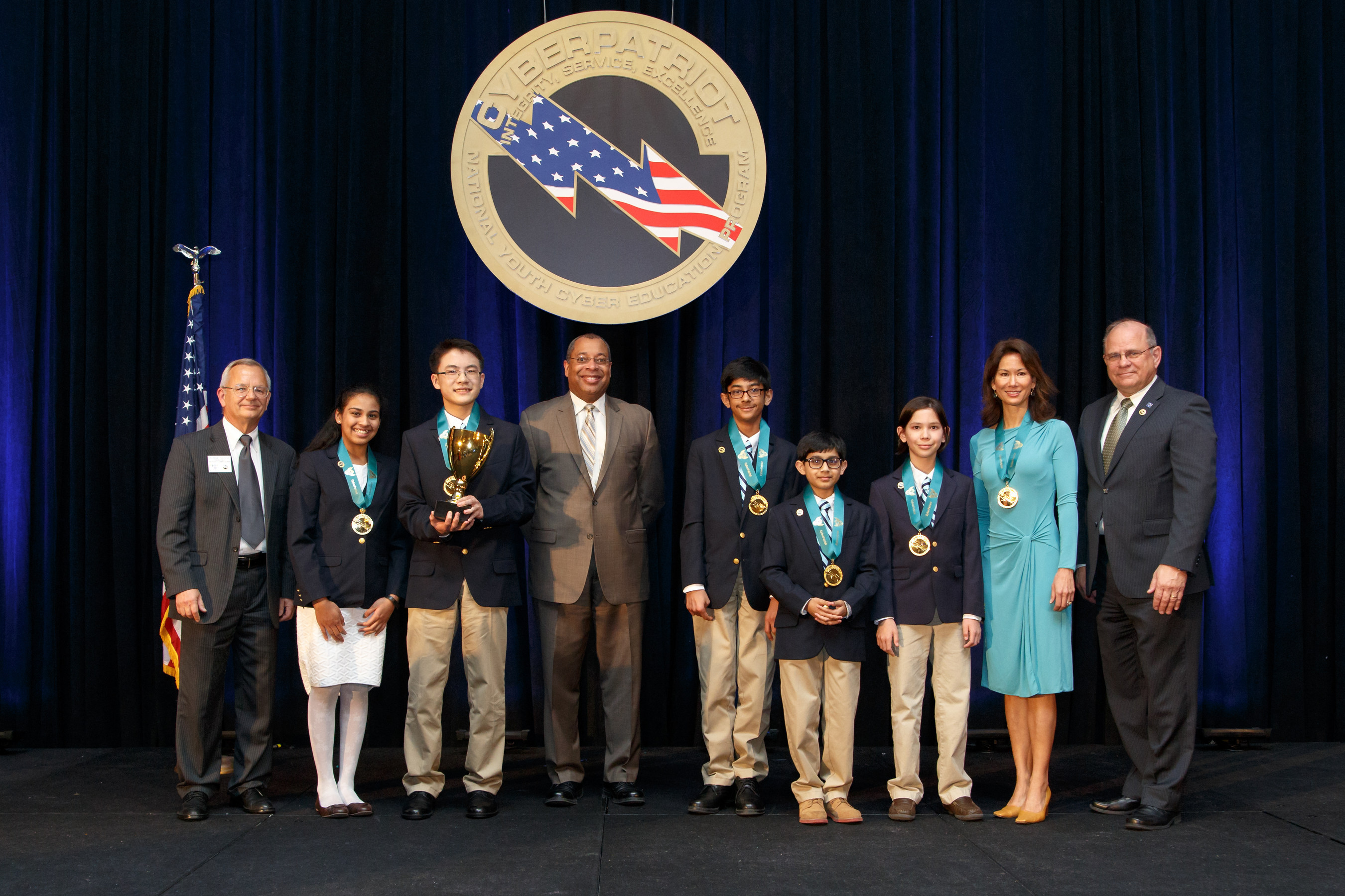 Middle School Division National Champions: Team 1 of Nysmith School for the Gifted, Herndon, Virginia