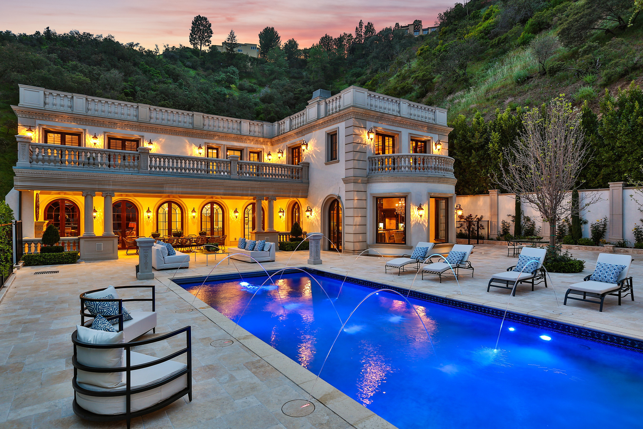 A classically inspired compound on nearly four prime view acres in Bel-Air has been listed by Aaron Kirman, President of Aaroe Estates, the luxury property division of John Aaroe Group, and Estates Agent Neyshia Go for $26 million.