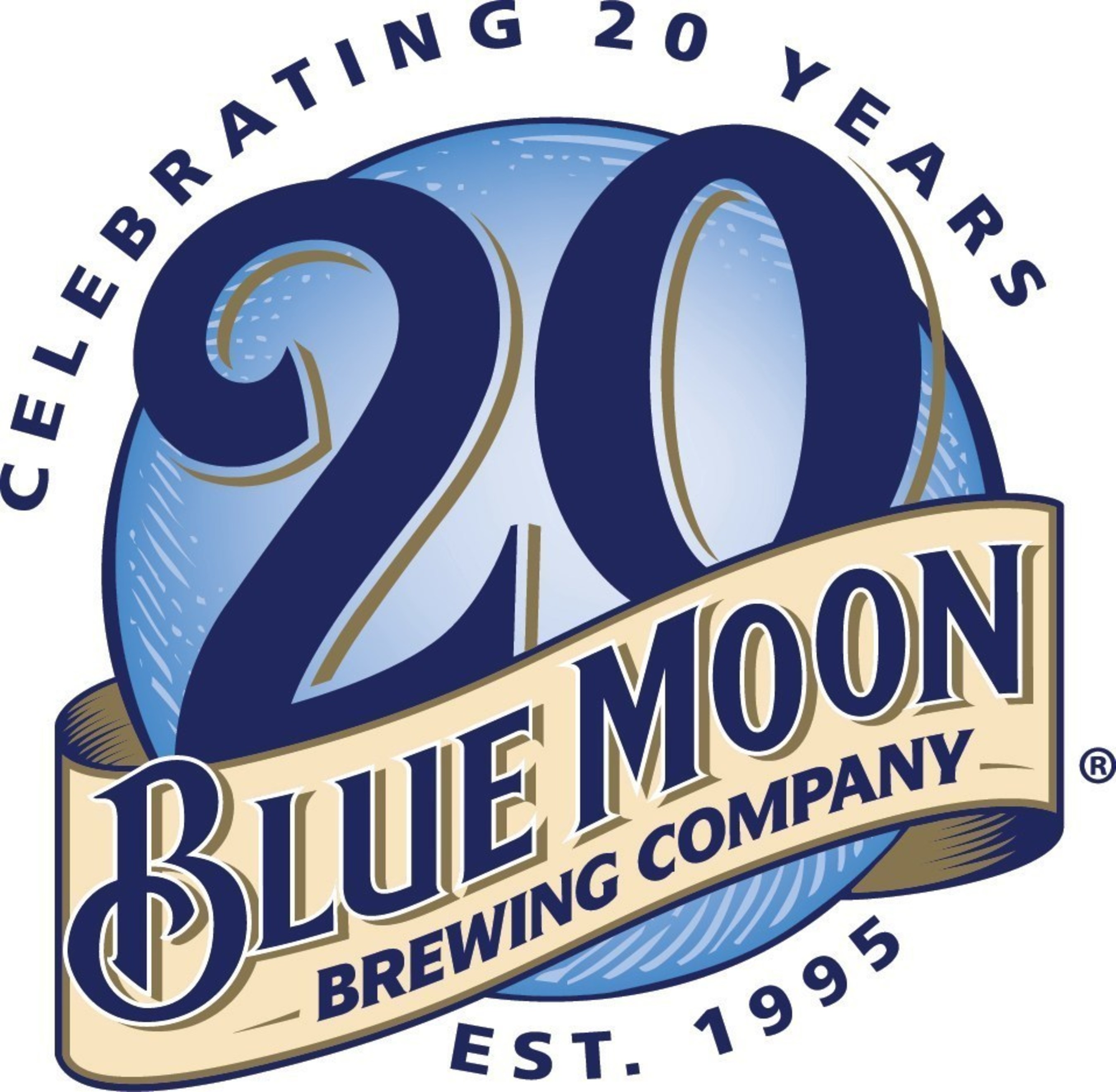 Blue Moon Brewing Company 20th Anniversary Logo