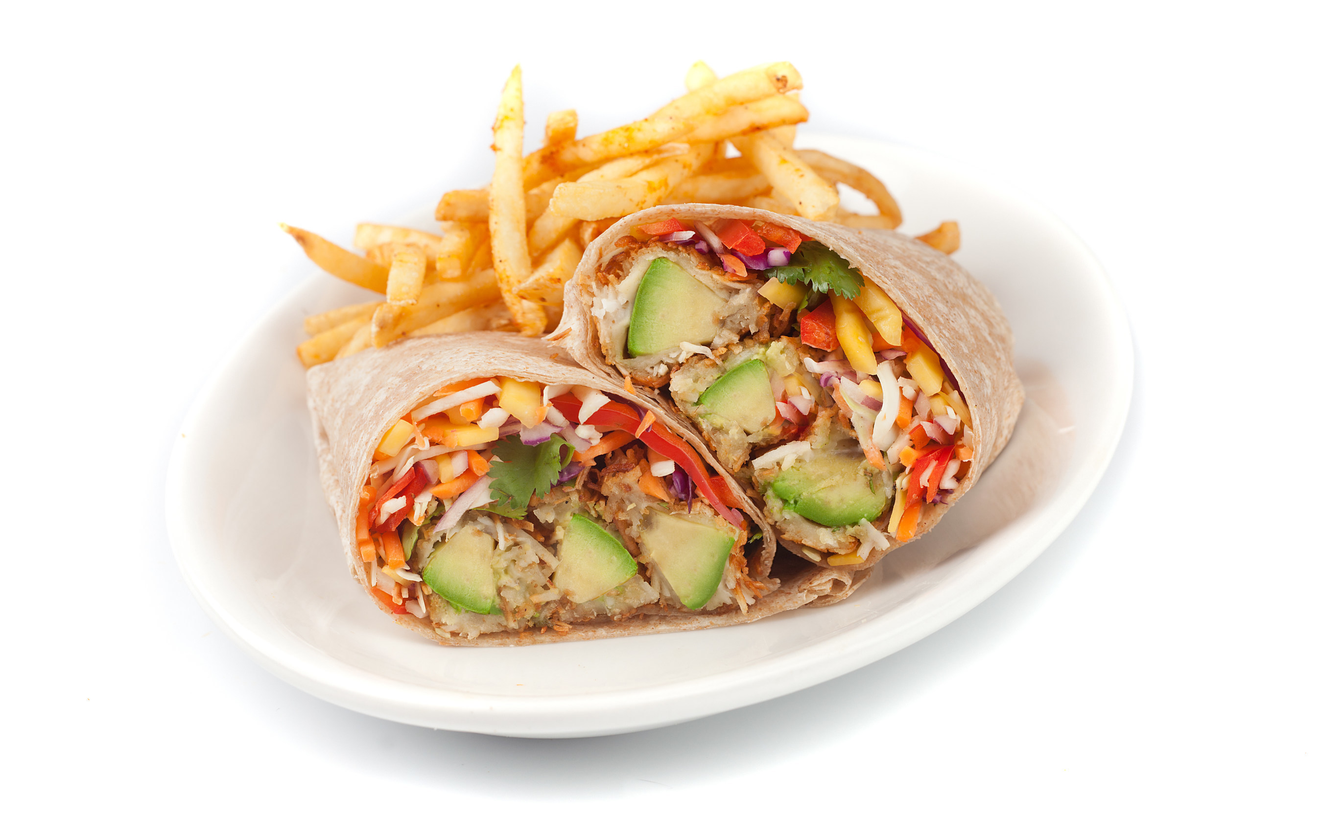 Avocado Crunch Wrap featured on new Seasonal Menu at Native Foods Cafe