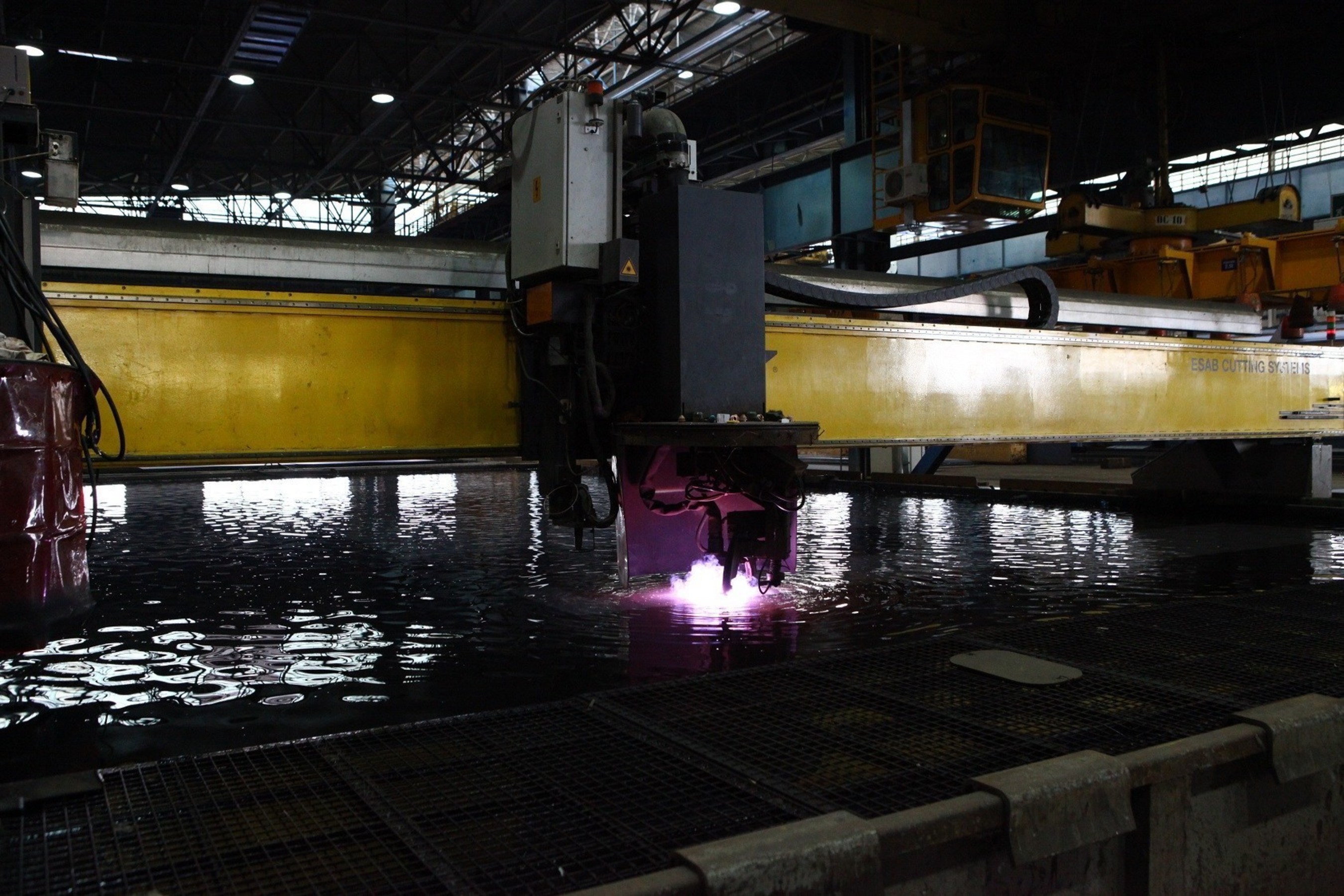 The first piece of steel is cut for Seabourn Encore, Seabourn's new ship due for delivery in late 2016.