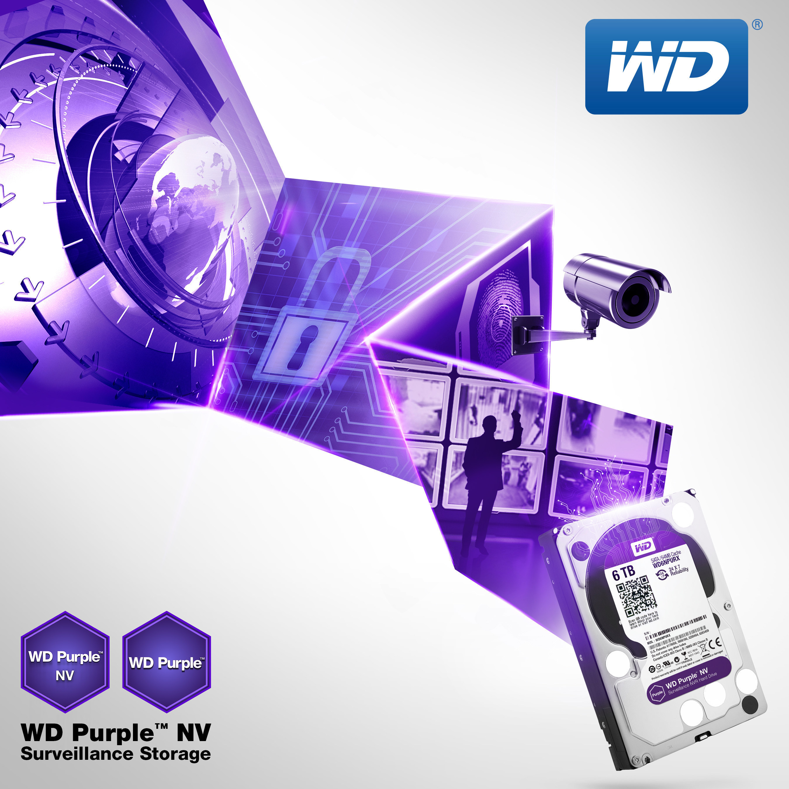 WD(R) Scales Up Surveillance-Class Hard Drive Line