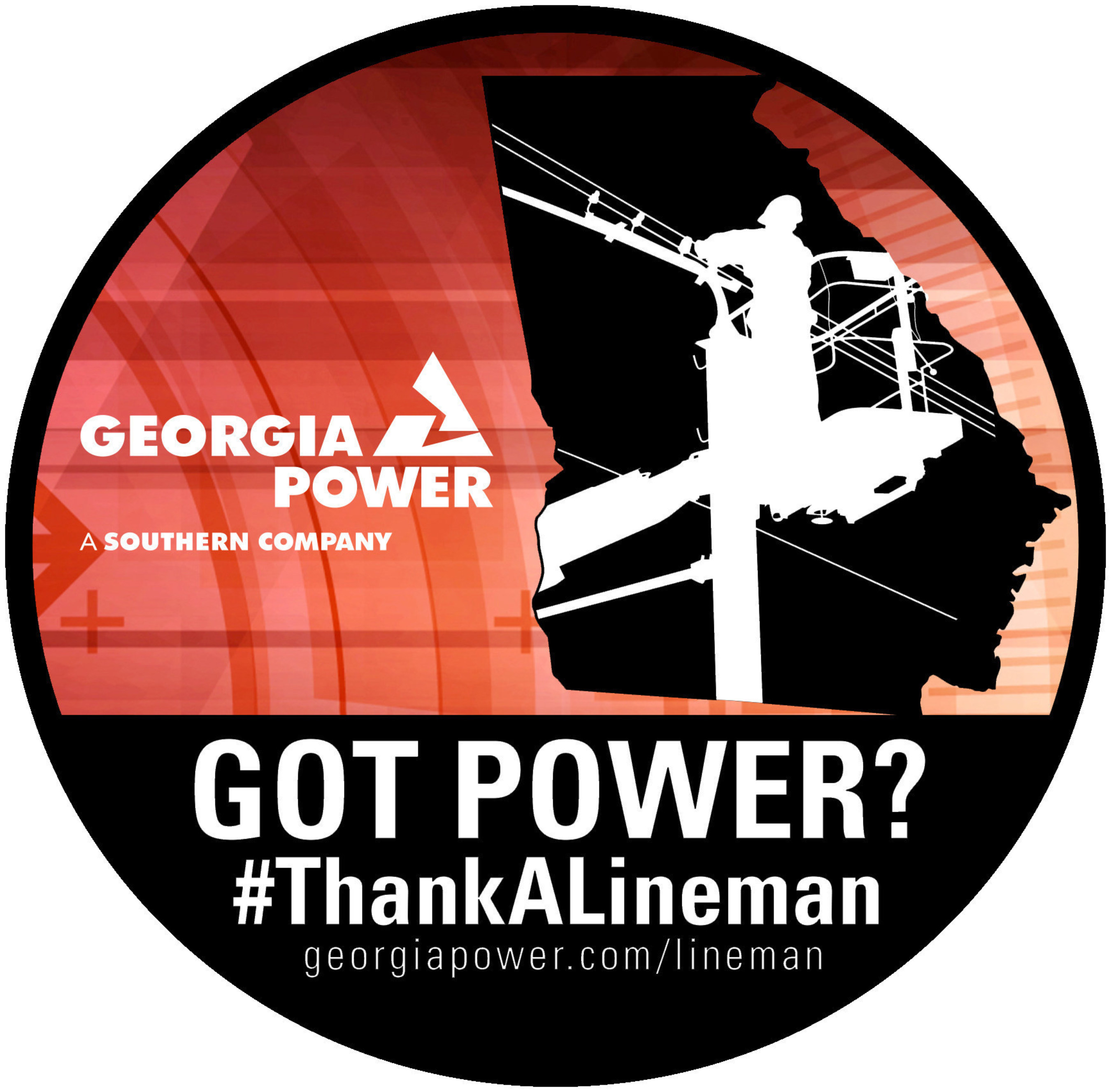 Throughout the week of April 13, Georgia Power is inviting customers, employees and anyone who has been positively impacted by the work of a lineman to #ThankALineman and visit GeorgiaPower.com/Lineman to sign a digital "thank you" card.