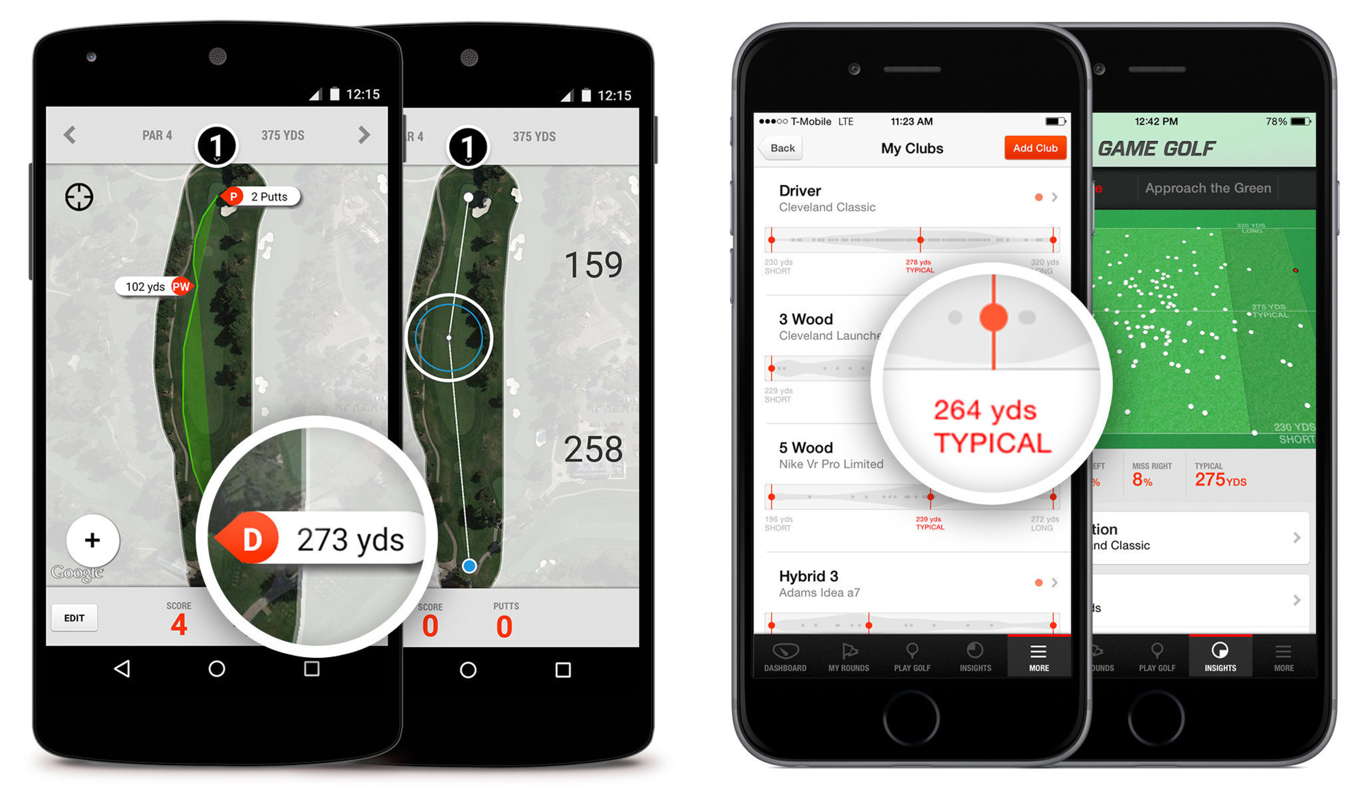 Free GAME GOLF Tracking App Available for iOS and Android Devices