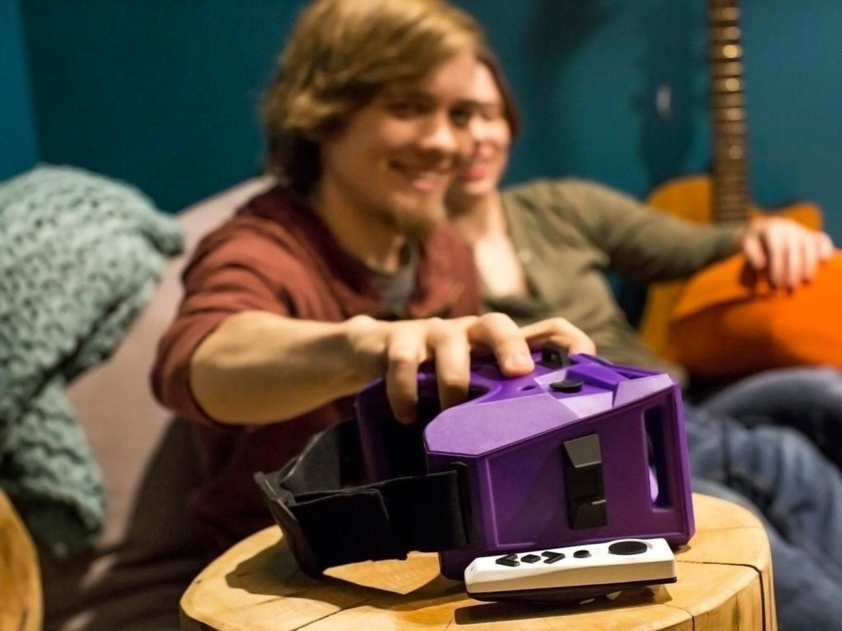 MergeVR virtual reality goggles and motion controller launching fall 2015. (instagram.com/Merge.VR)