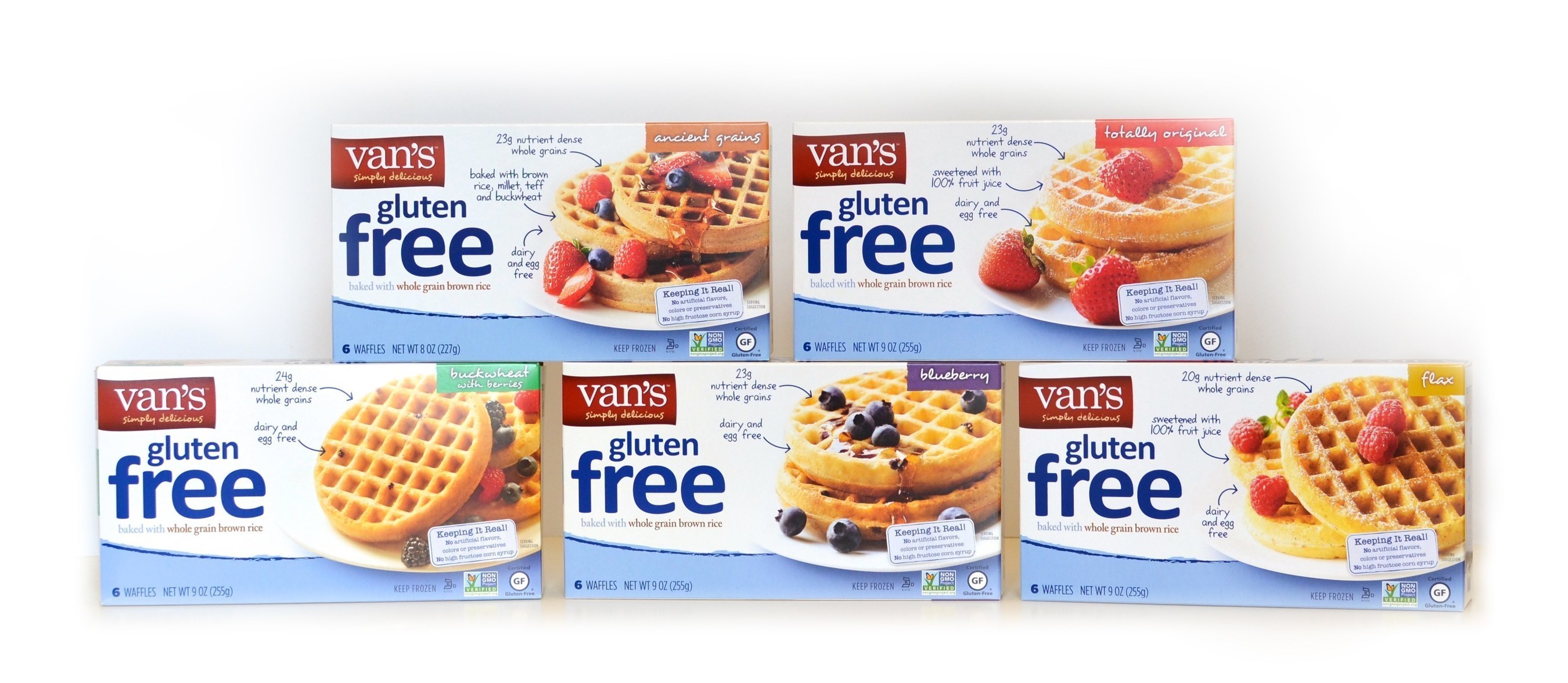Van's Simply Delicious Gluten-Free Waffles
