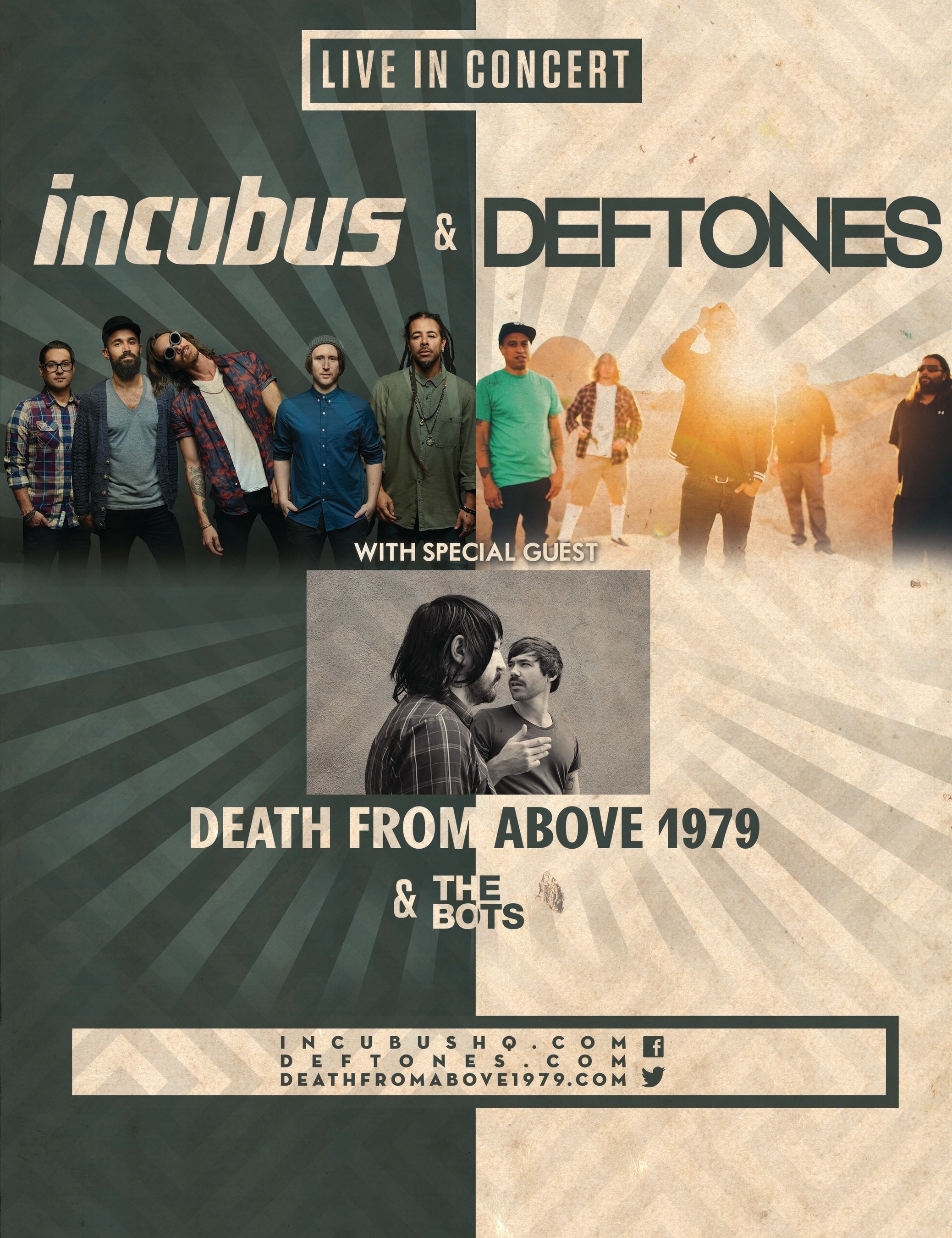 Incubus and Deftones Announces Summer Co-Headlining Tour