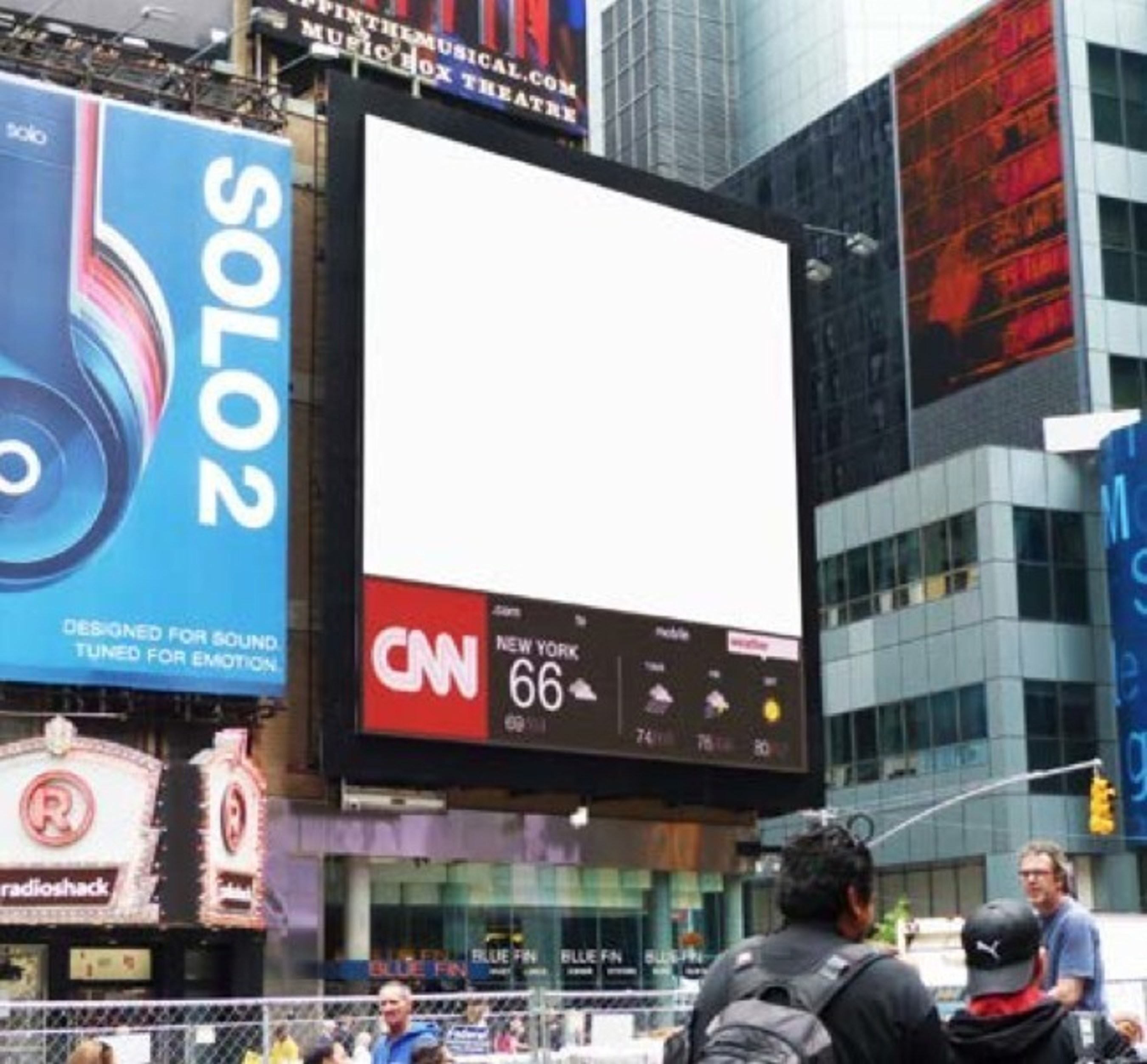 Times Square Million Dollar Billboard Campaign