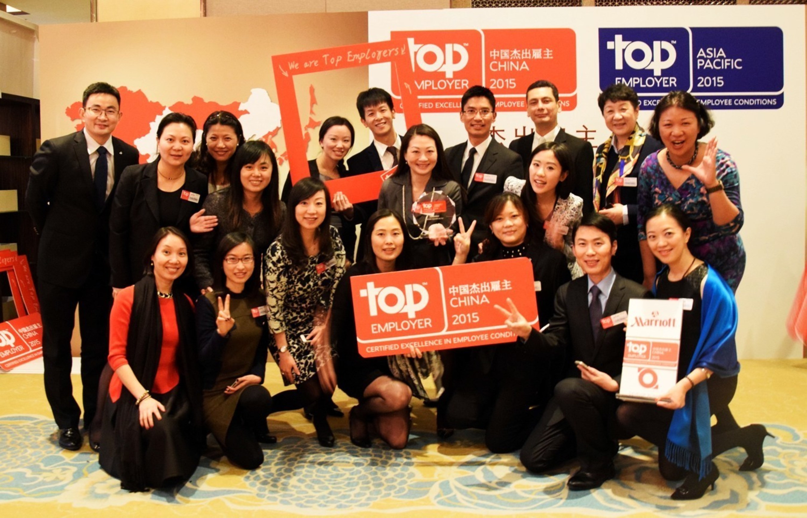 Marriott International Recognized as Top Employer and Best Place to Work in Nine Asia Pacific Markets; Nineteen workplace excellence awards, within four months across the Asia-Pacific region