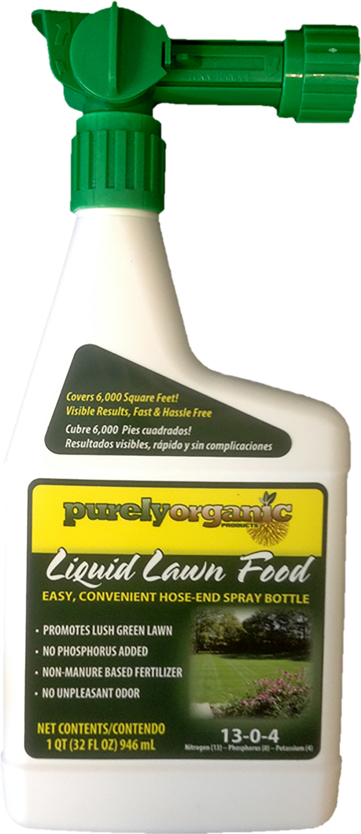 Purely Organic Products, LLC, Liquid Lawn Food, natural fertilizer is now available at The Home Depot stores nationwide.