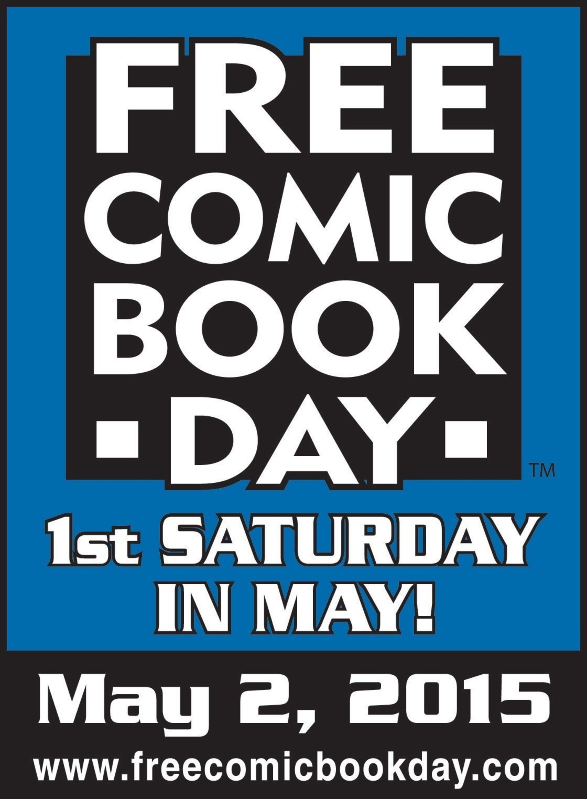 Get free comic books on Saturday, May 2nd at participating comic shops for Free Comic Book Day!