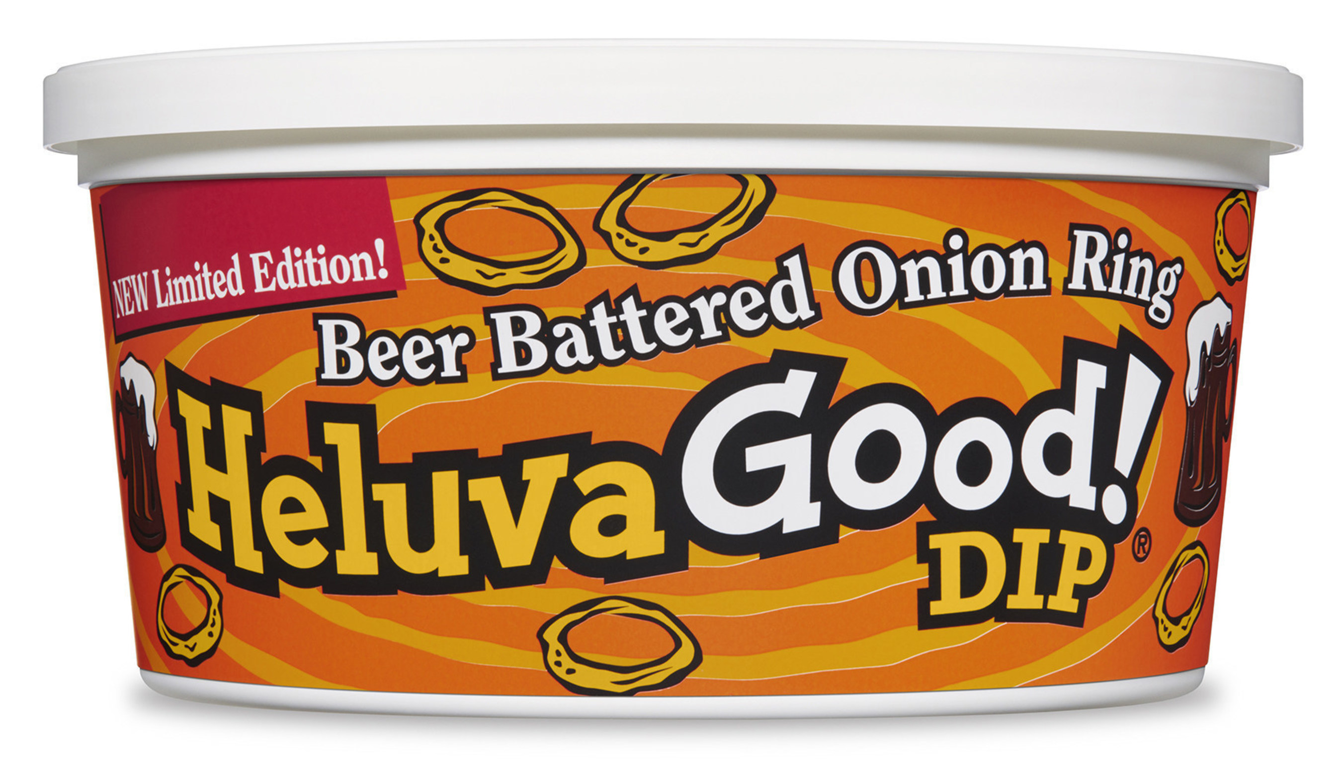 Heluva Good!(R)'s new limited edition Beer Battered Onion Ring Dip blends crispy, golden fried onions with a hint of lager for a big, bold taste that's perfect for all snacking occasions.