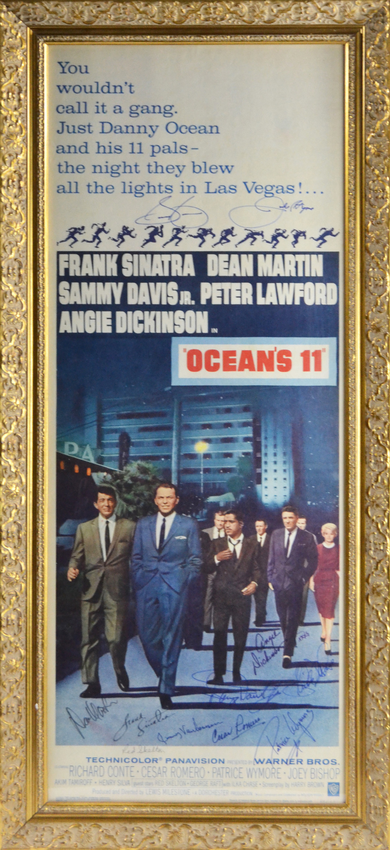The timing of J. Levine Auction & Appraisal's April 30 auction has many collectors excited since this year marks what would have been Frank Sinatra's 100th birthday. This Ocean's 11 poster is part of a lifetime collection of more than 50 pieces of movie memorabilia that belonged to Artie Kern. It's signed by Rat packers Frank Sinatra, Peter Lawford, Dean Martin, Sammy Davis, Jr., Joey Bishop and other members of the cast. Kern was an audio-visual specialist who worked for songwriter Sammy Cahn, who was Frank Sinatra's personal lyricist for more than 50 years. www.jlevines.com