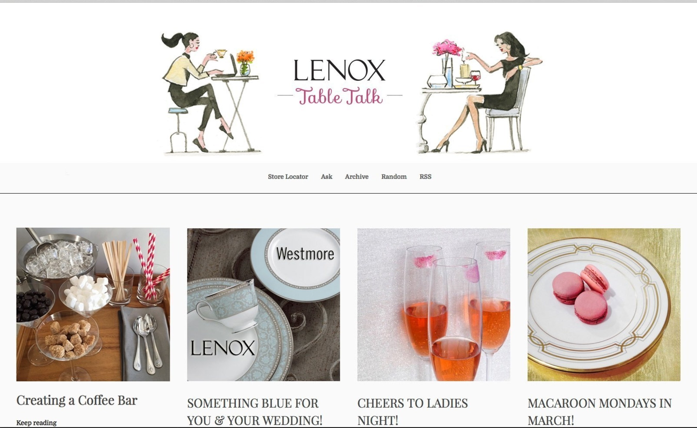 LENOX INTRODUCES 'TABLE TALK' BLOG: A Must-Read New Source For Insights, Ideas & Inspiration from America's Leading Name in Home Entertaining