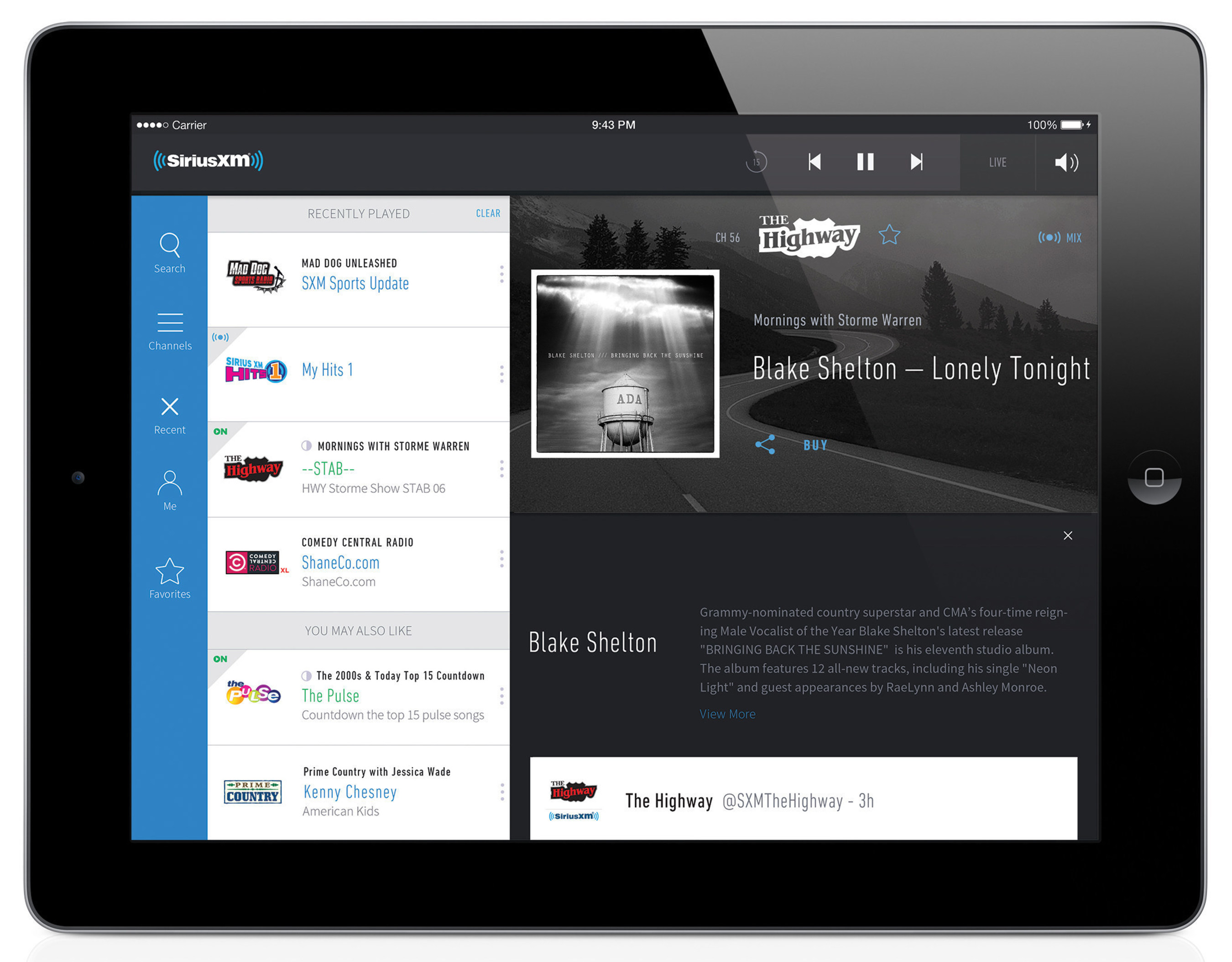 SiriusXM: Listen Your Way Live, On Demand, or Personalized