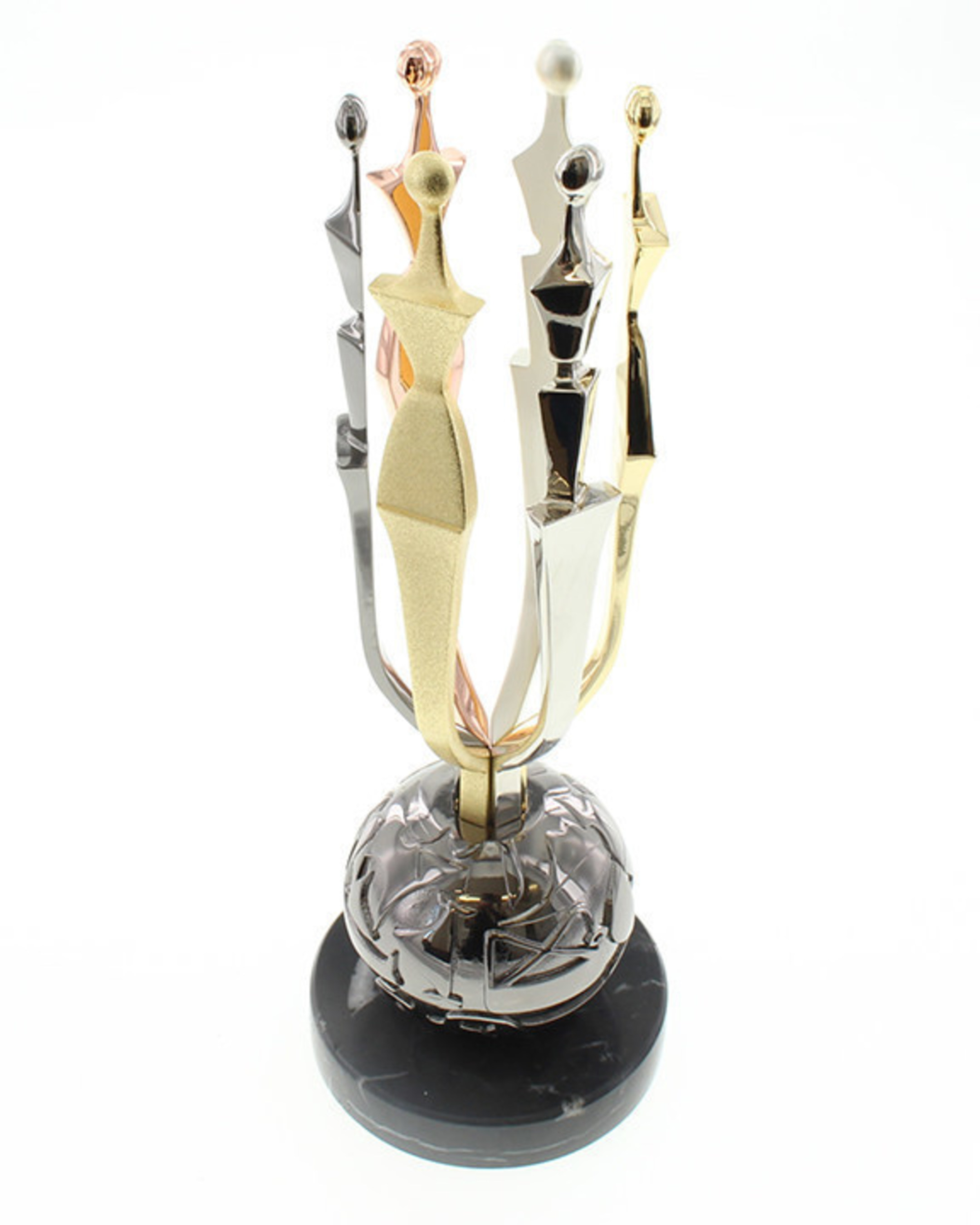 The new AAFA American Image Awards statuette designed by world-renowned Artist Ruben Toledo.