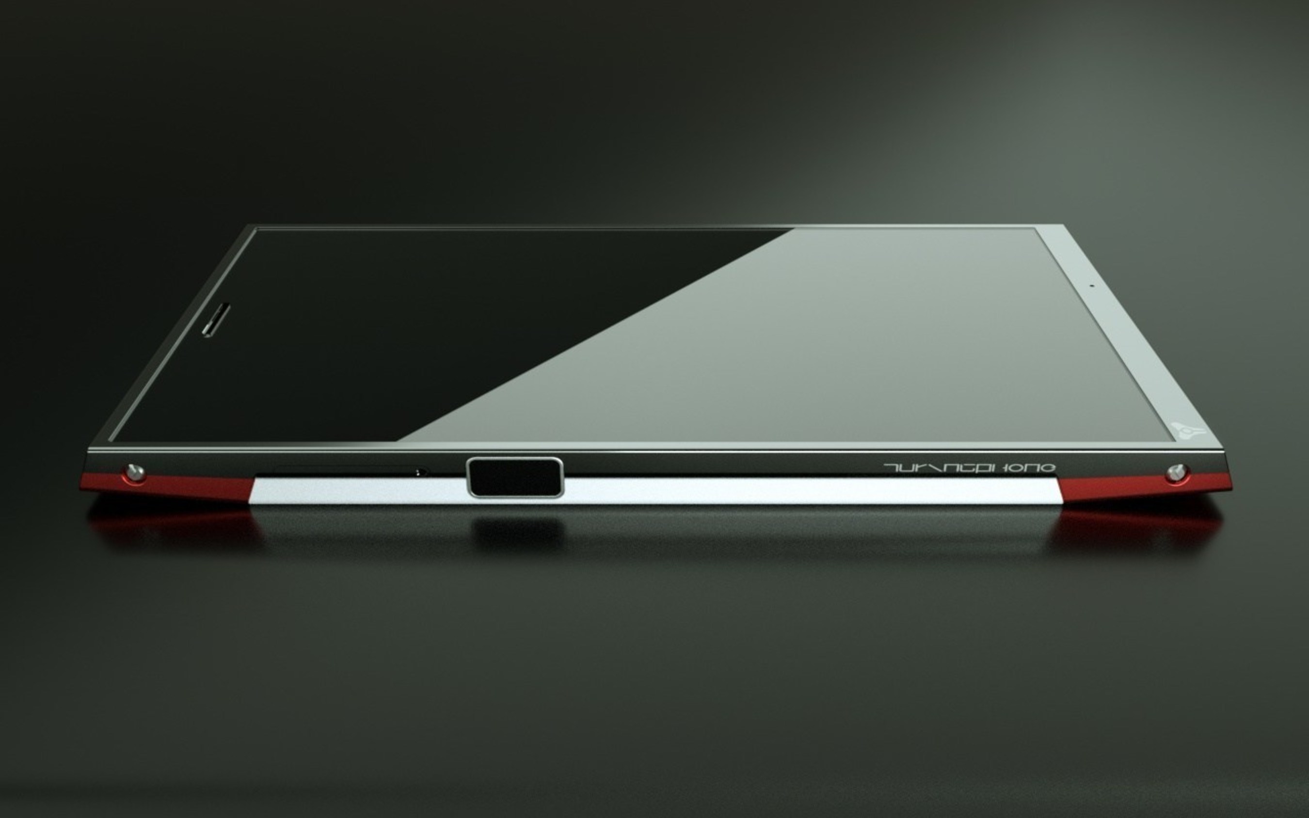 Side view of Turing Robotic Industries' Turing Phone.