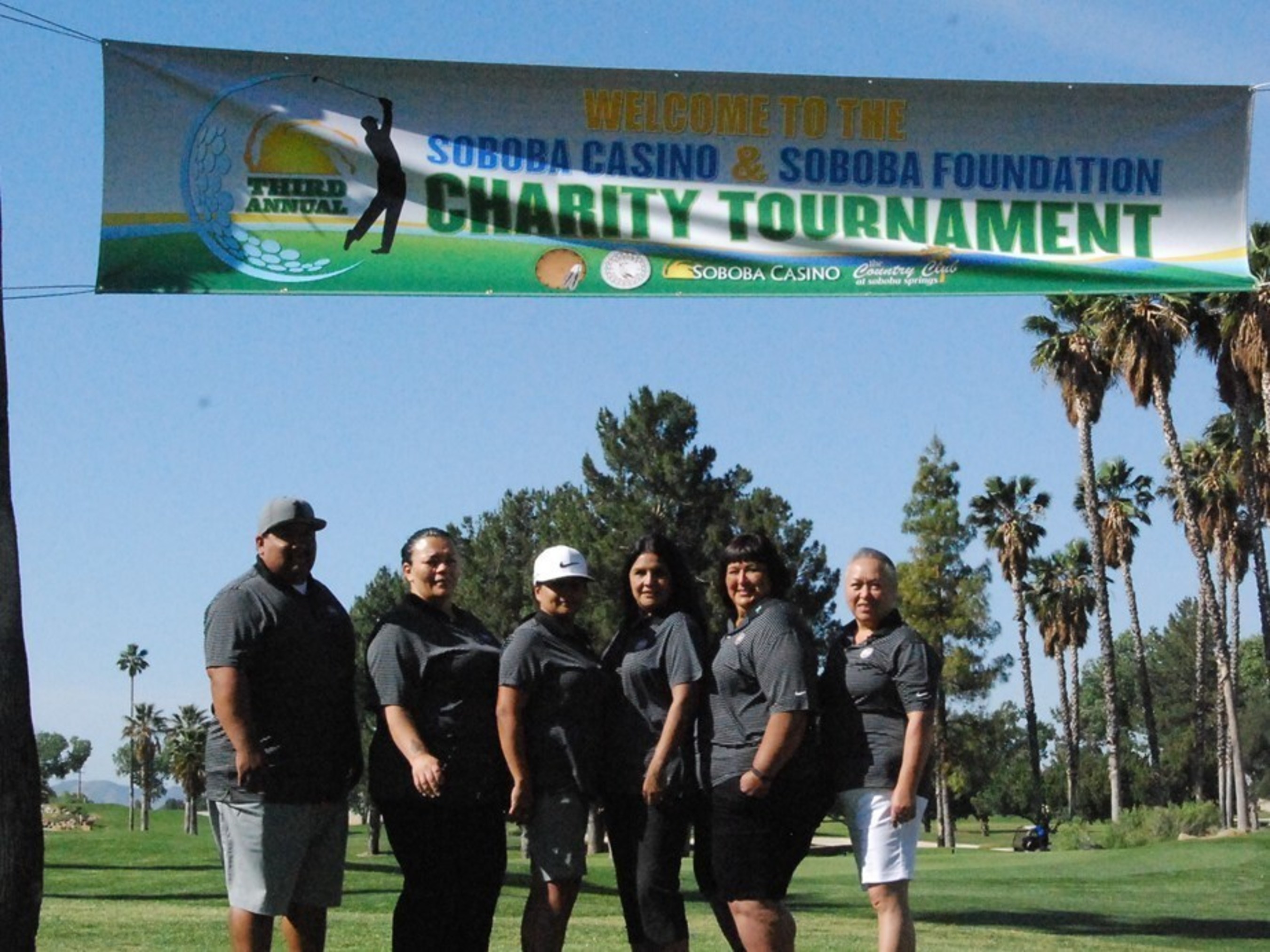 Members of the Soboba Foundation and Council at the 3rd Annual Charity Golf Tournament