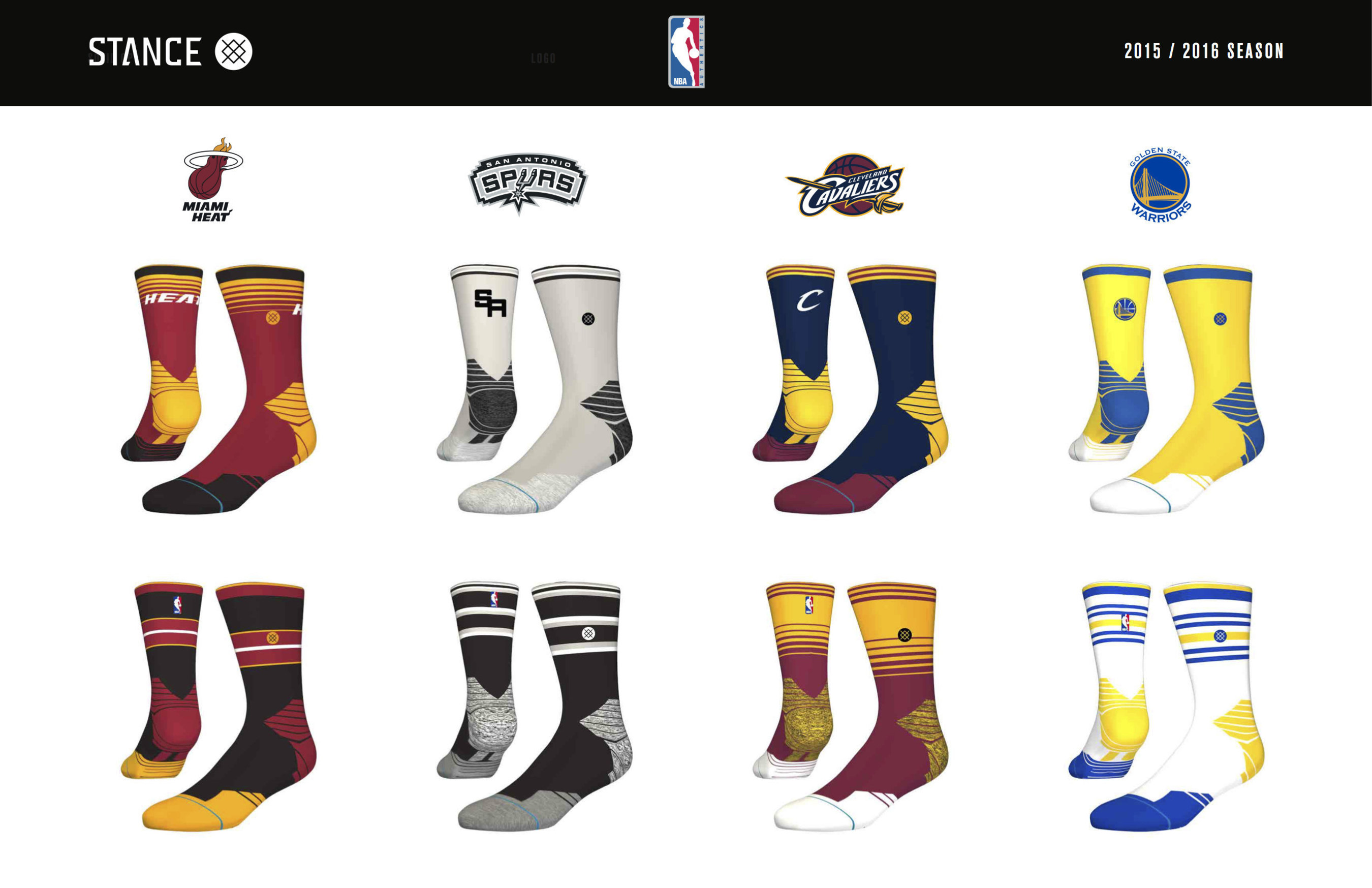 Stance the new official on-court sock provider of the NBA.