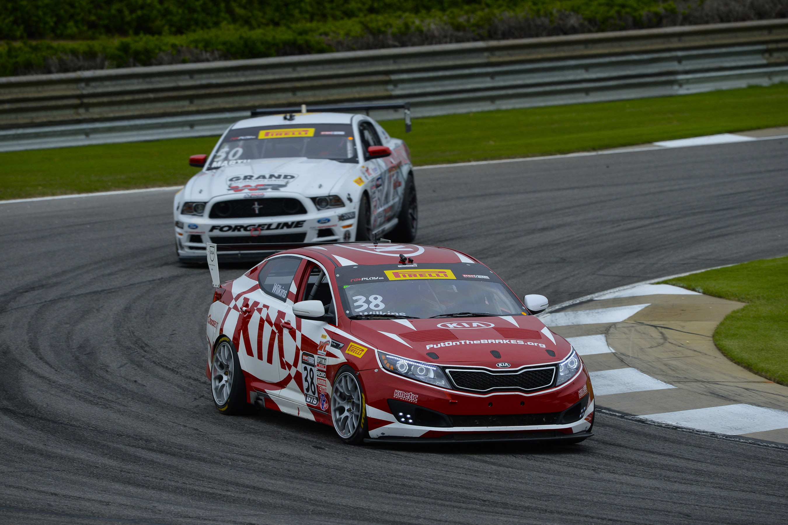 Kia Racing scores back-to-back podium finishes in rounds five and six of Pirelli World Challenge at Barber Motorsports Park