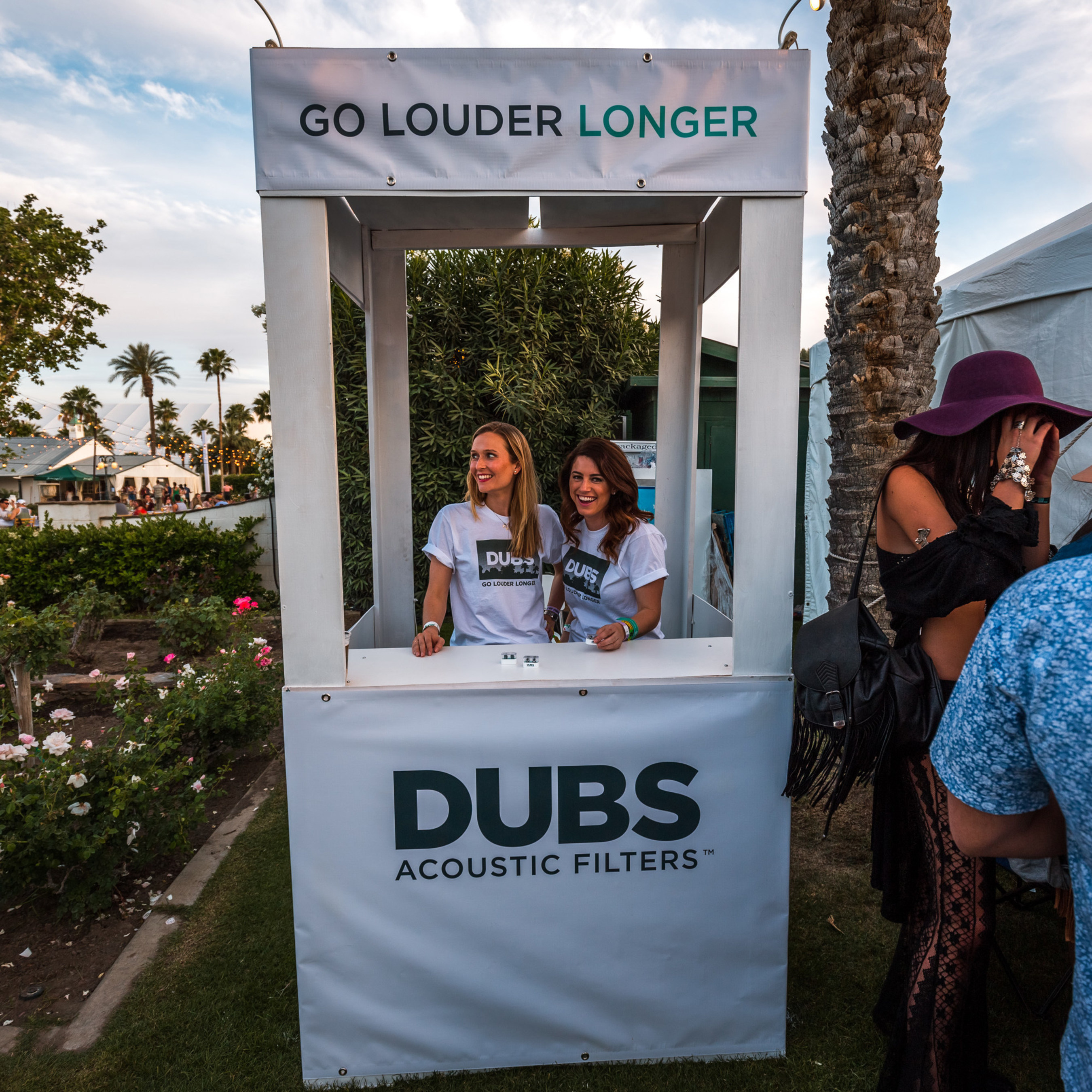 DUBS booth at Coachella Music & Arts Festival