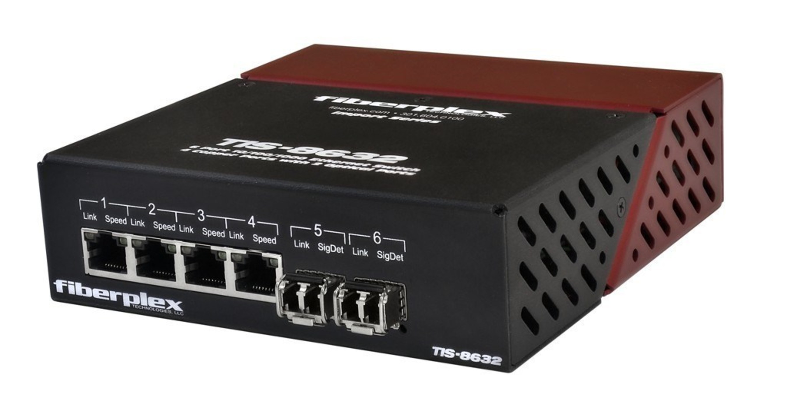 New fiber-to-Ethernet switch adds distance, noise immunity, and security to networks.
